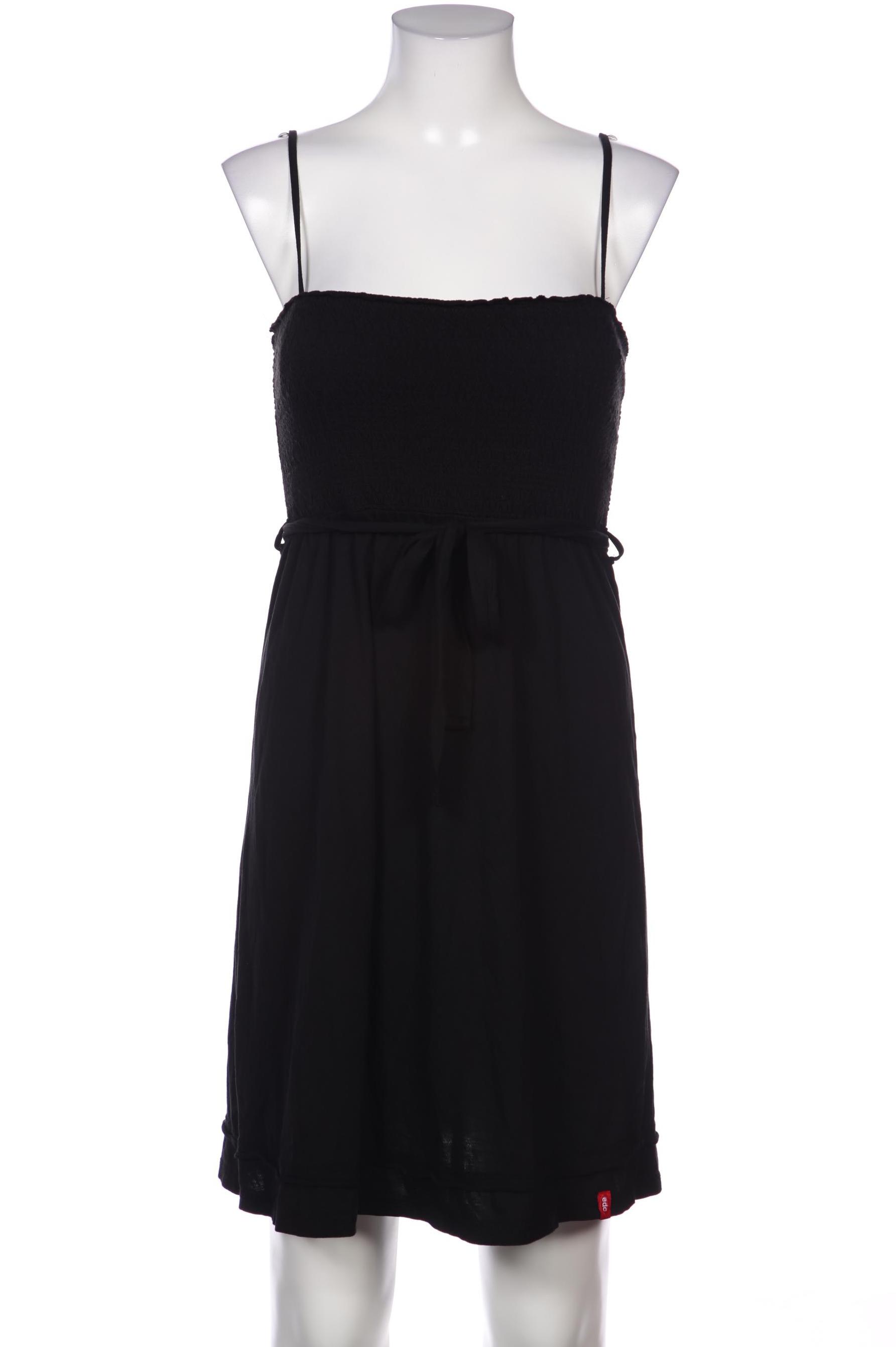 

edc by Esprit Damen Kleid, schwarz, Gr. 38