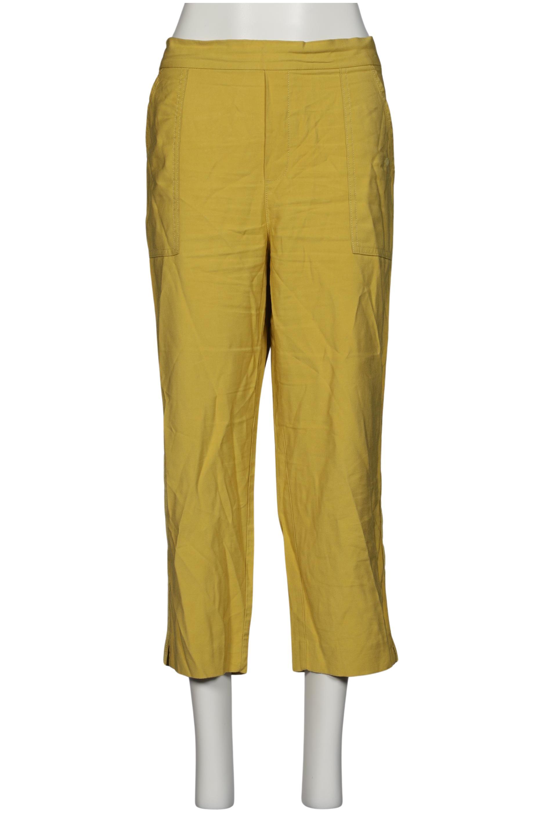 

edc by Esprit Damen Stoffhose, gelb, Gr. 38