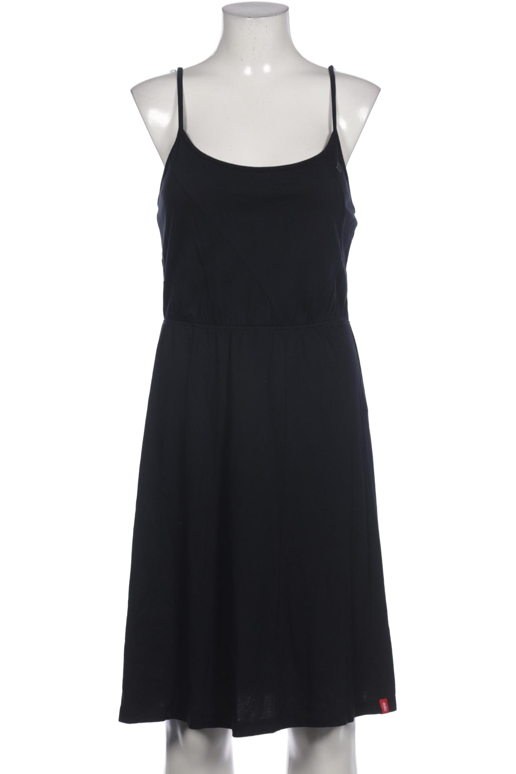 

edc by Esprit Damen Kleid, schwarz, Gr. 38