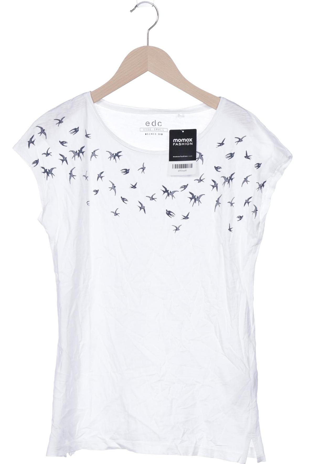 

edc by Esprit Damen T-Shirt, weiß