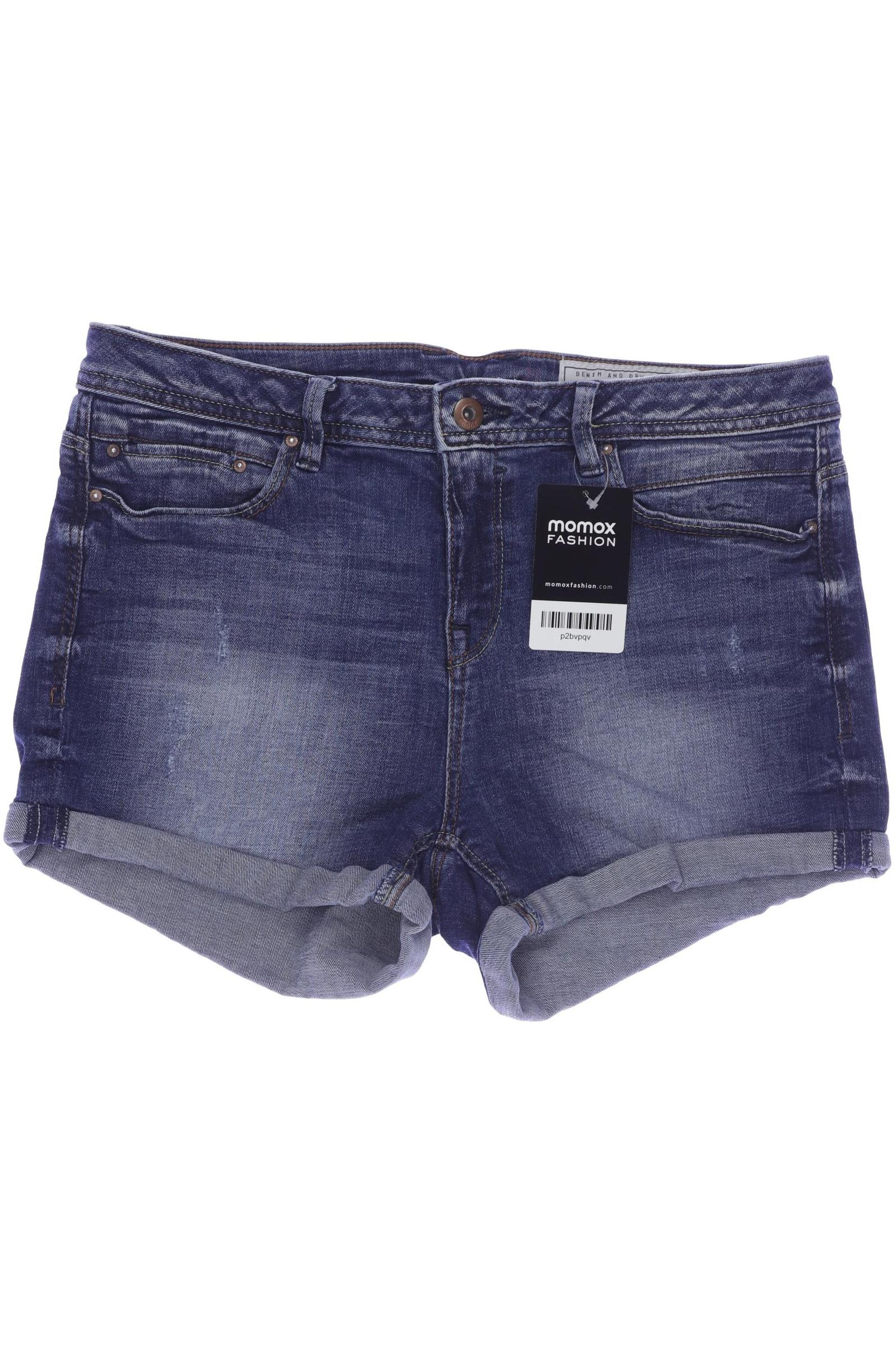 

edc by Esprit Damen Shorts, blau, Gr. 30