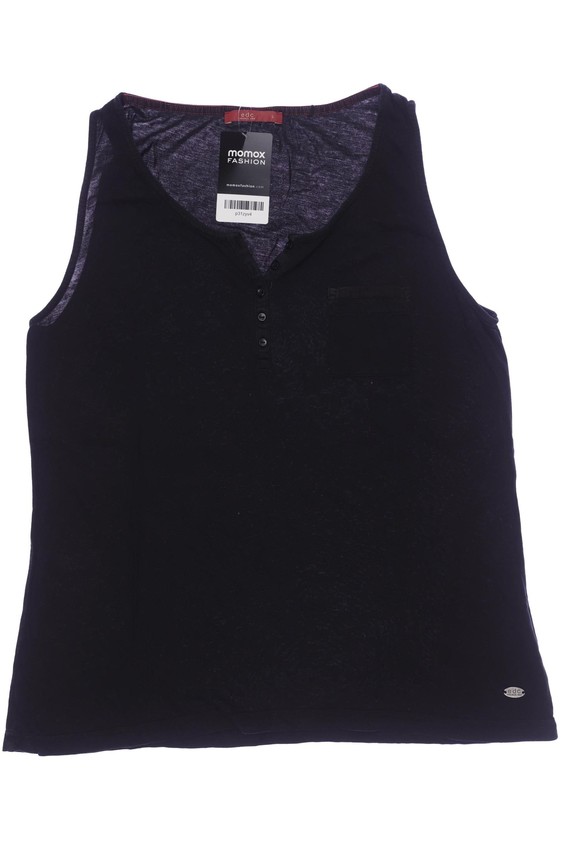 

edc by Esprit Damen Top, schwarz, Gr. 42