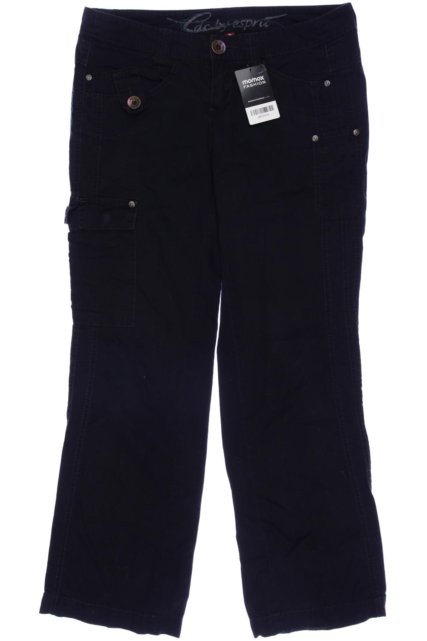 

edc by Esprit Damen Stoffhose, schwarz, Gr. 36