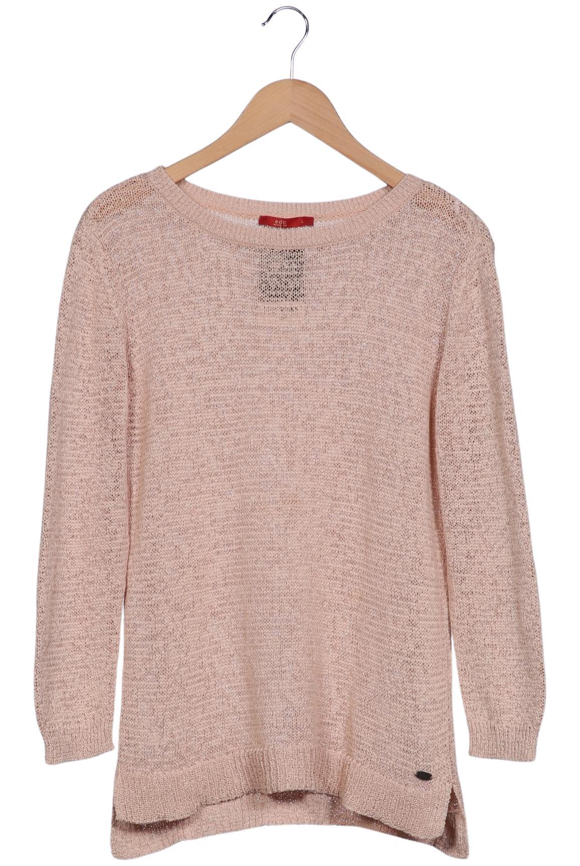 

edc by Esprit Damen Pullover, beige, Gr. 42