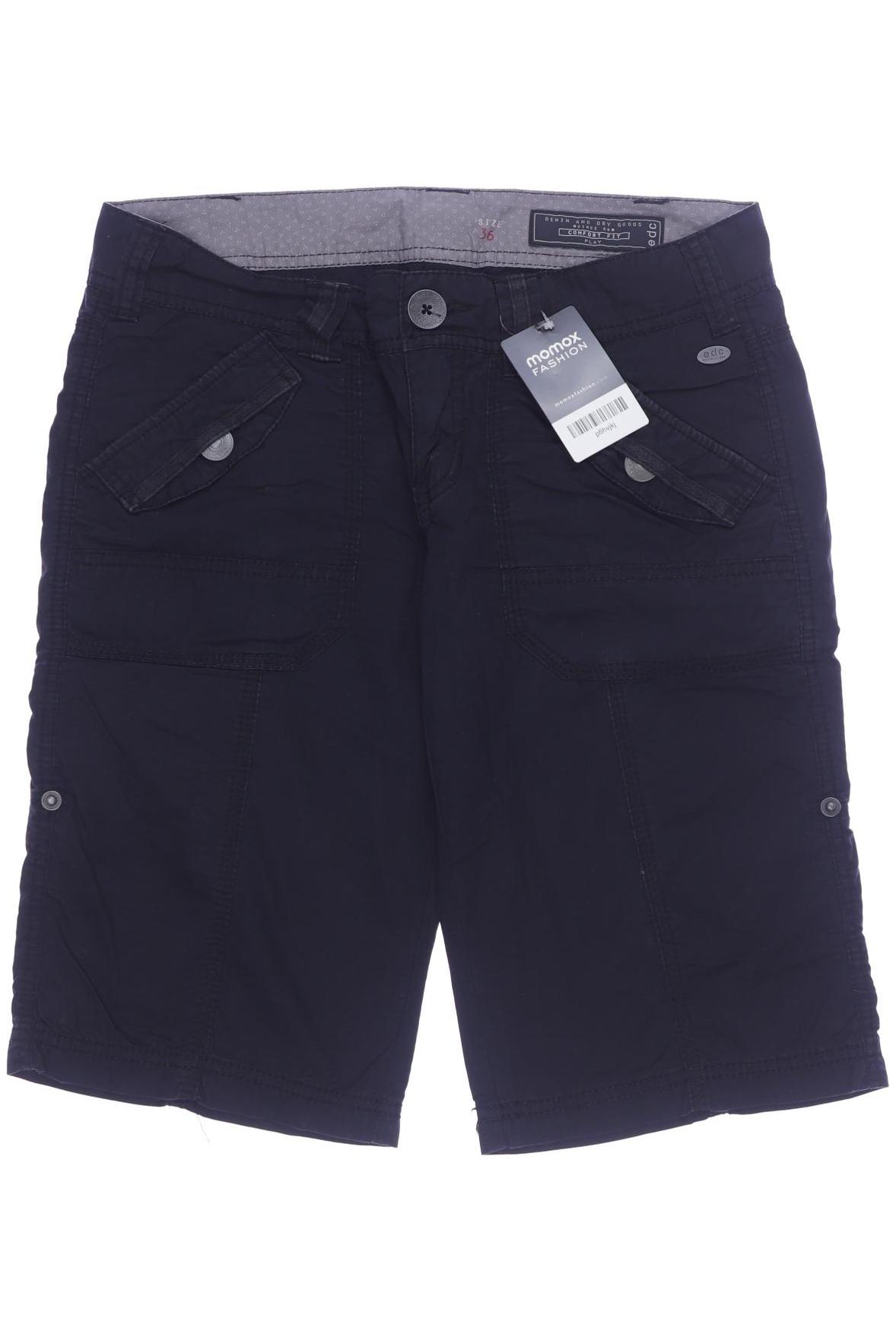 

edc by Esprit Damen Shorts, schwarz, Gr. 36
