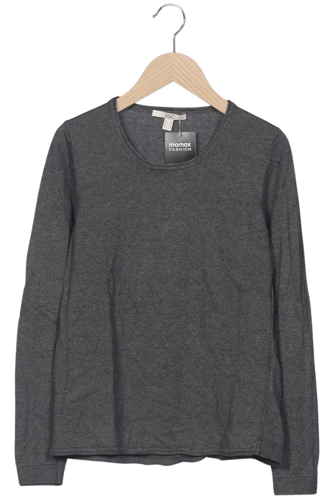 

edc by Esprit Damen Pullover, grau, Gr. 38