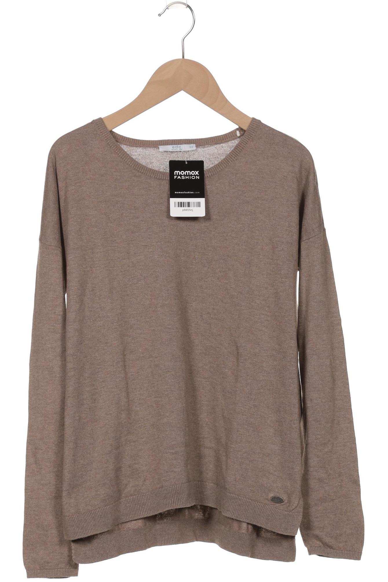 

edc by Esprit Damen Pullover, braun, Gr. 34