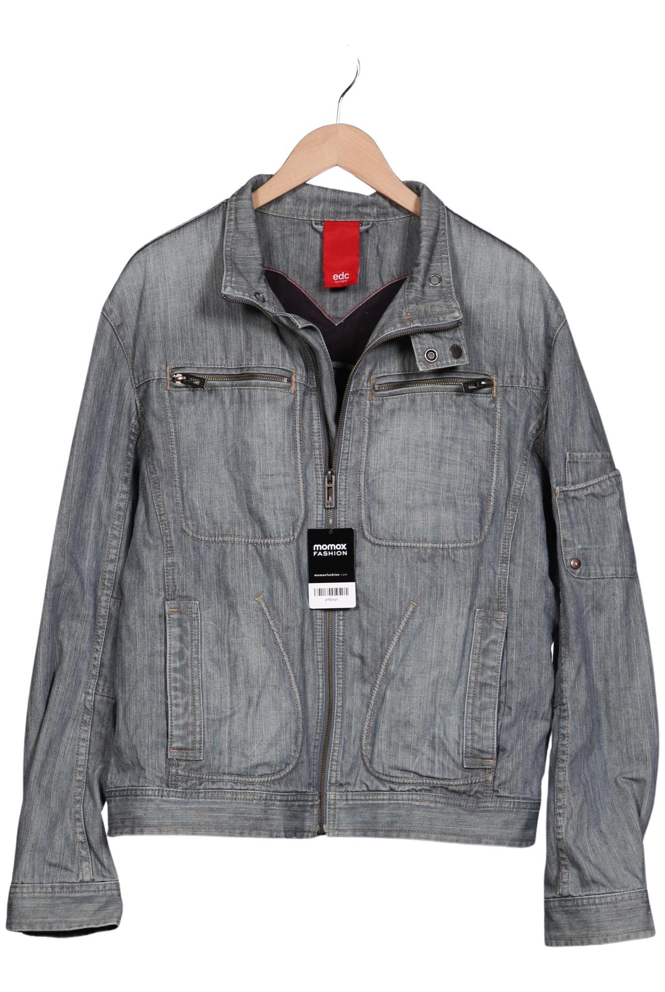 

edc by Esprit Herren Jacke, grau, Gr. 56