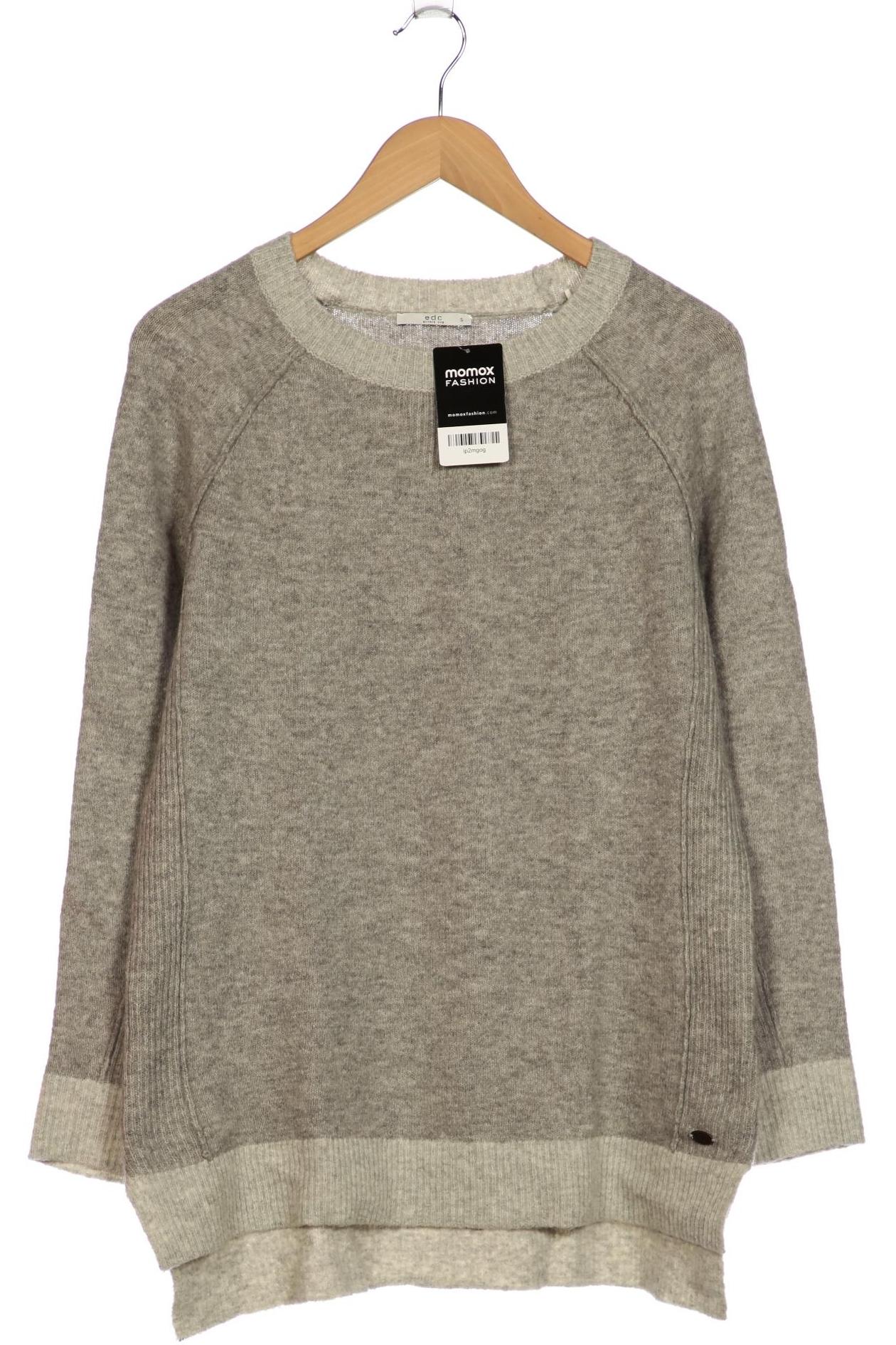 

edc by Esprit Damen Pullover, grau, Gr. 36
