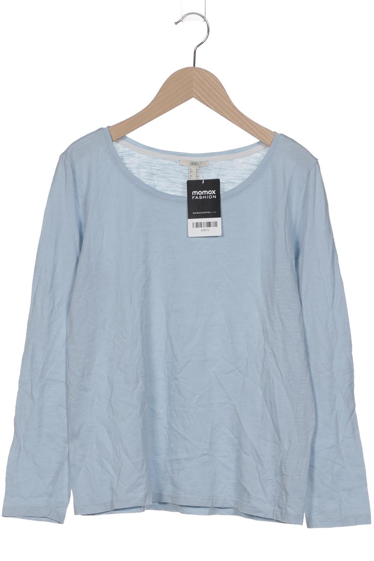 

edc by Esprit Damen Langarmshirt, hellblau, Gr. 38