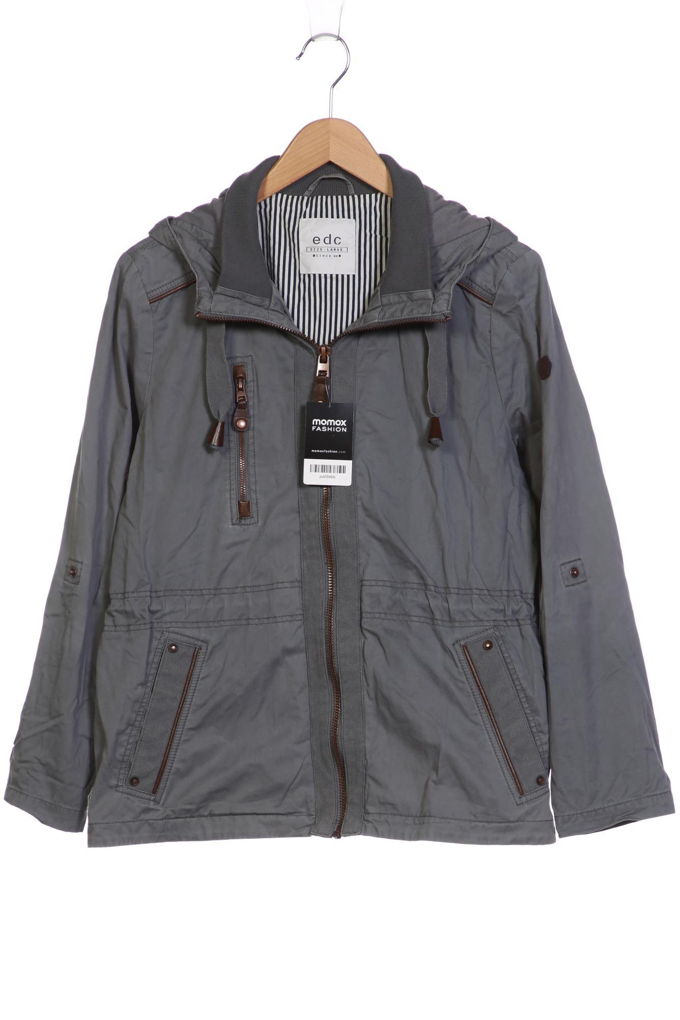 

edc by Esprit Damen Jacke, grau, Gr. 42