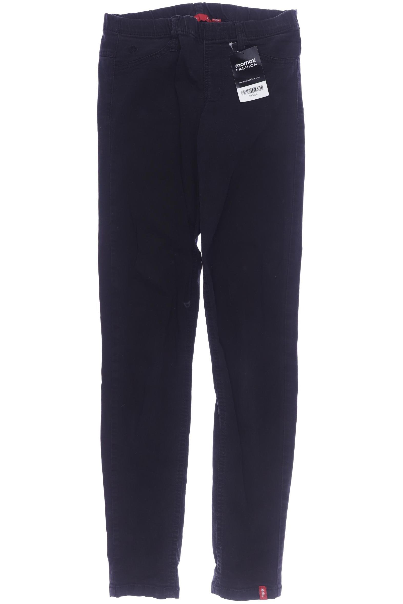 

edc by Esprit Damen Stoffhose, schwarz, Gr. 36