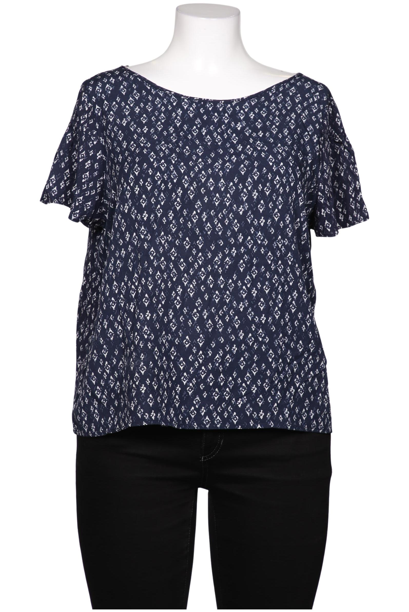 

edc by Esprit Damen Bluse, marineblau, Gr. 44