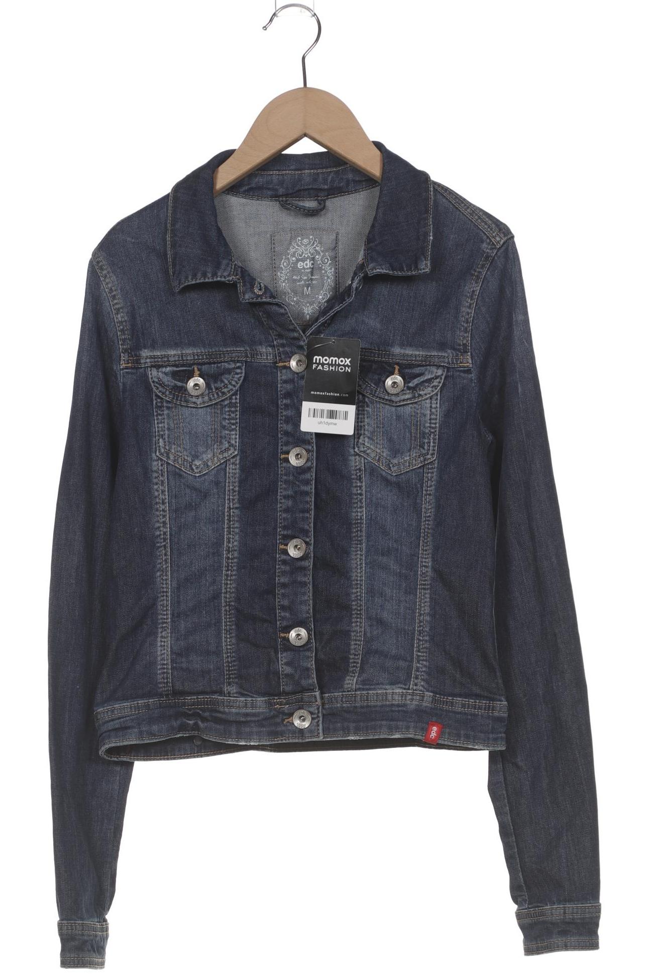 

edc by Esprit Damen Jacke, blau, Gr. 38