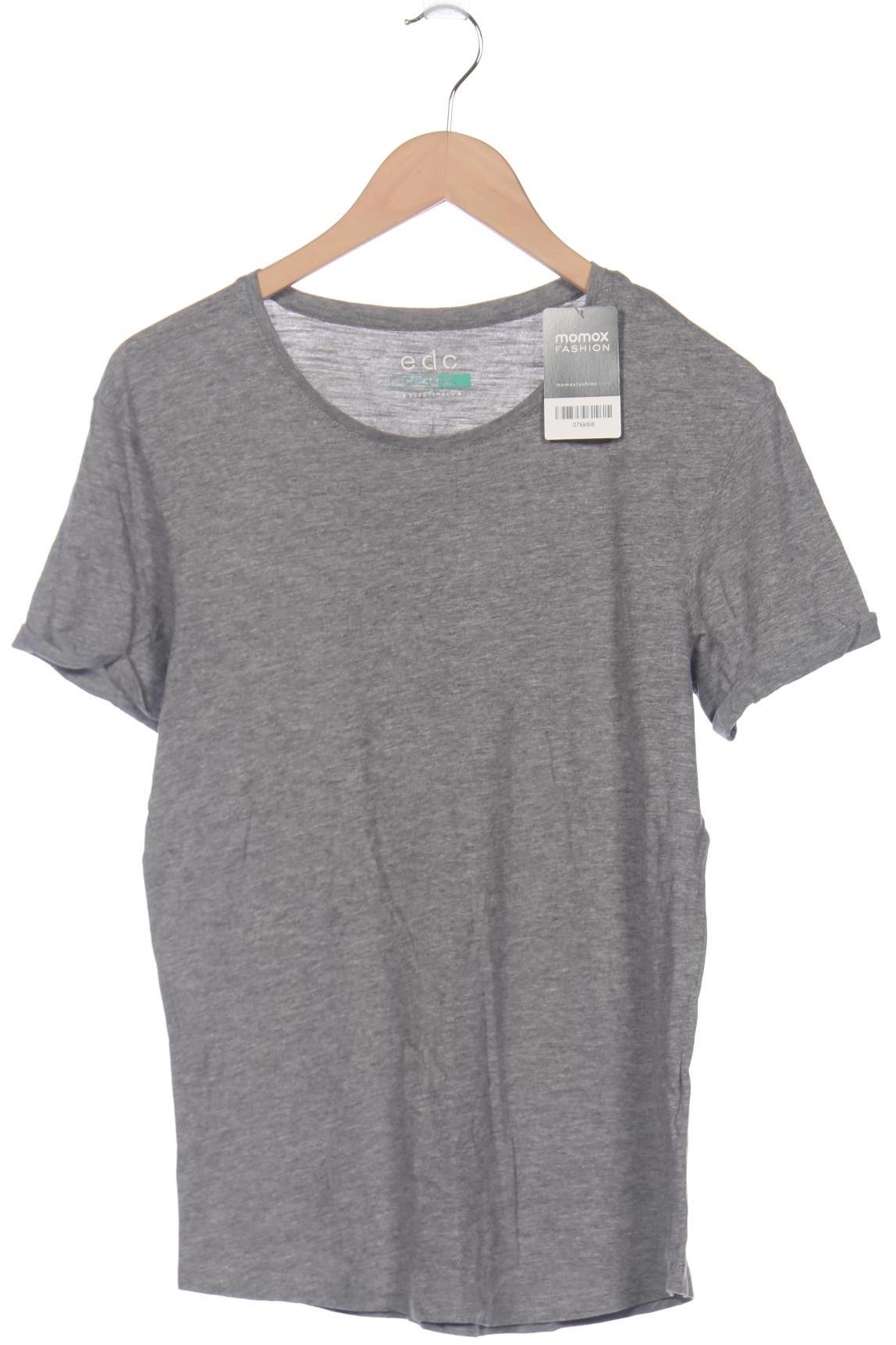 

edc by Esprit Herren T-Shirt, grau, Gr. 46