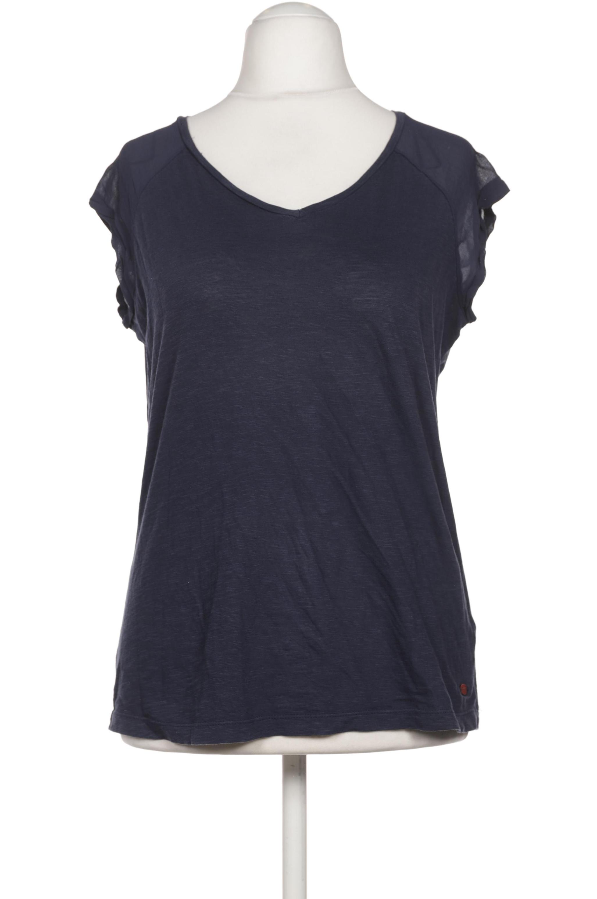 

edc by Esprit Damen T-Shirt, marineblau, Gr. 36