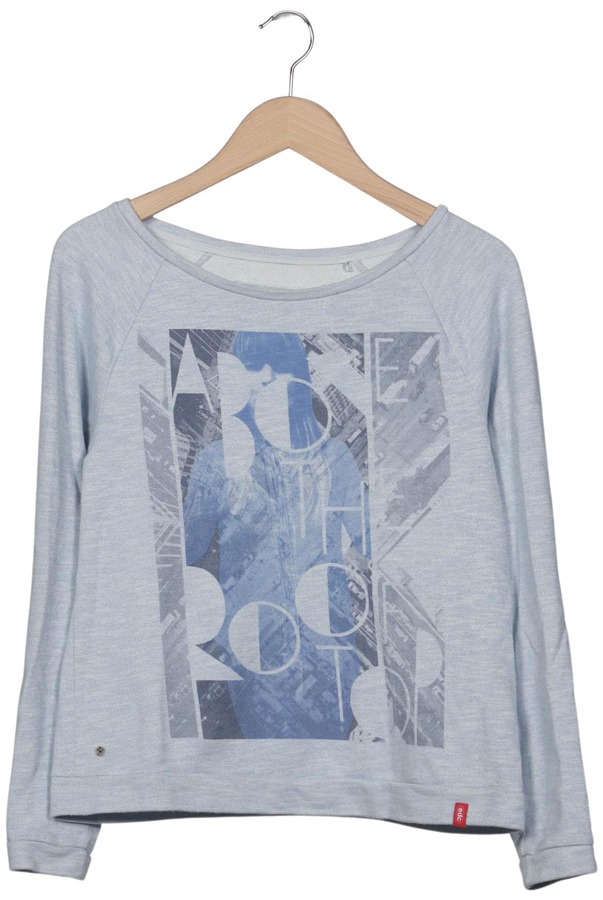 

edc by Esprit Damen Sweatshirt, hellblau, Gr. 38