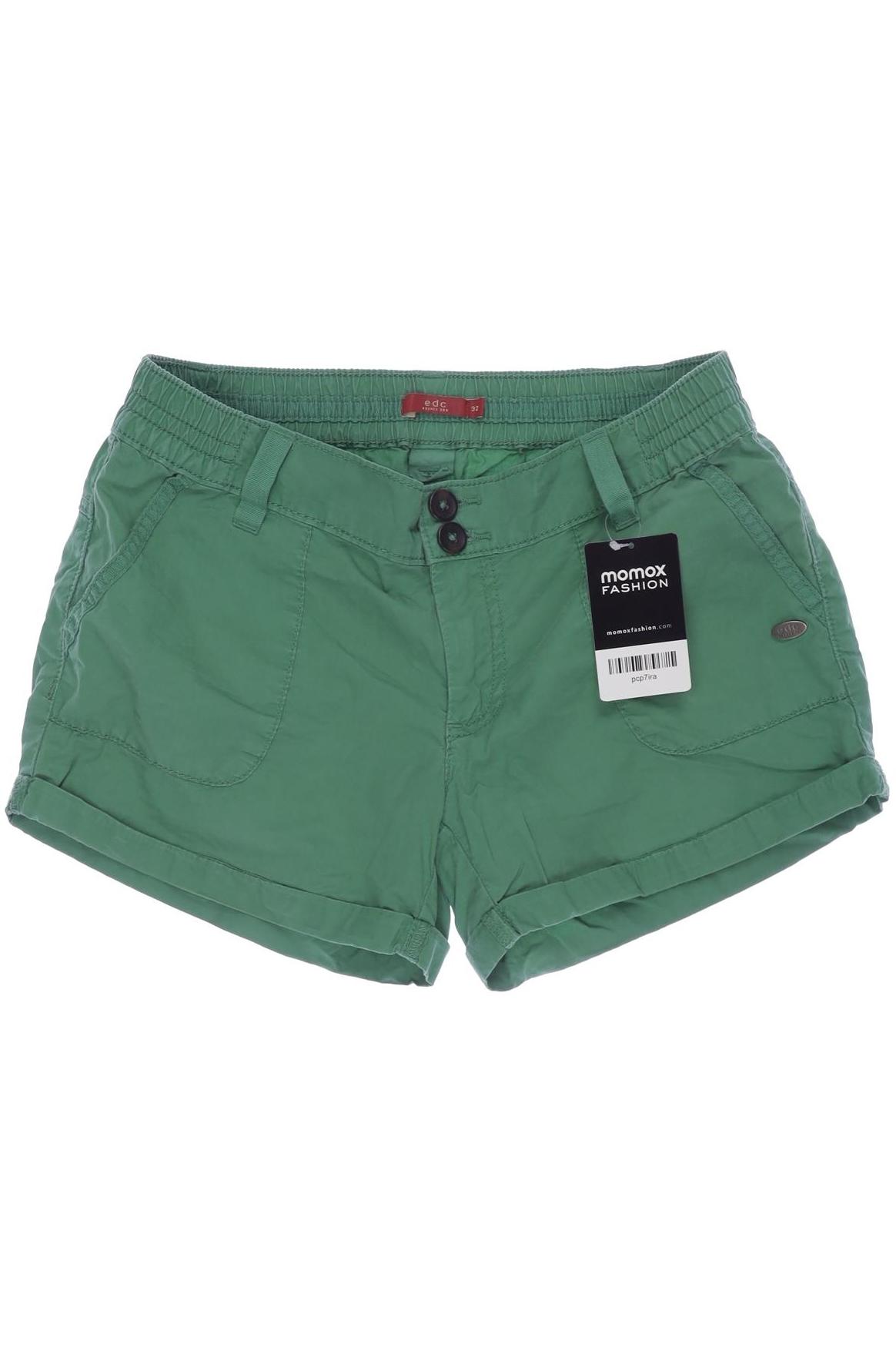 

edc by Esprit Damen Shorts, grün, Gr. 32