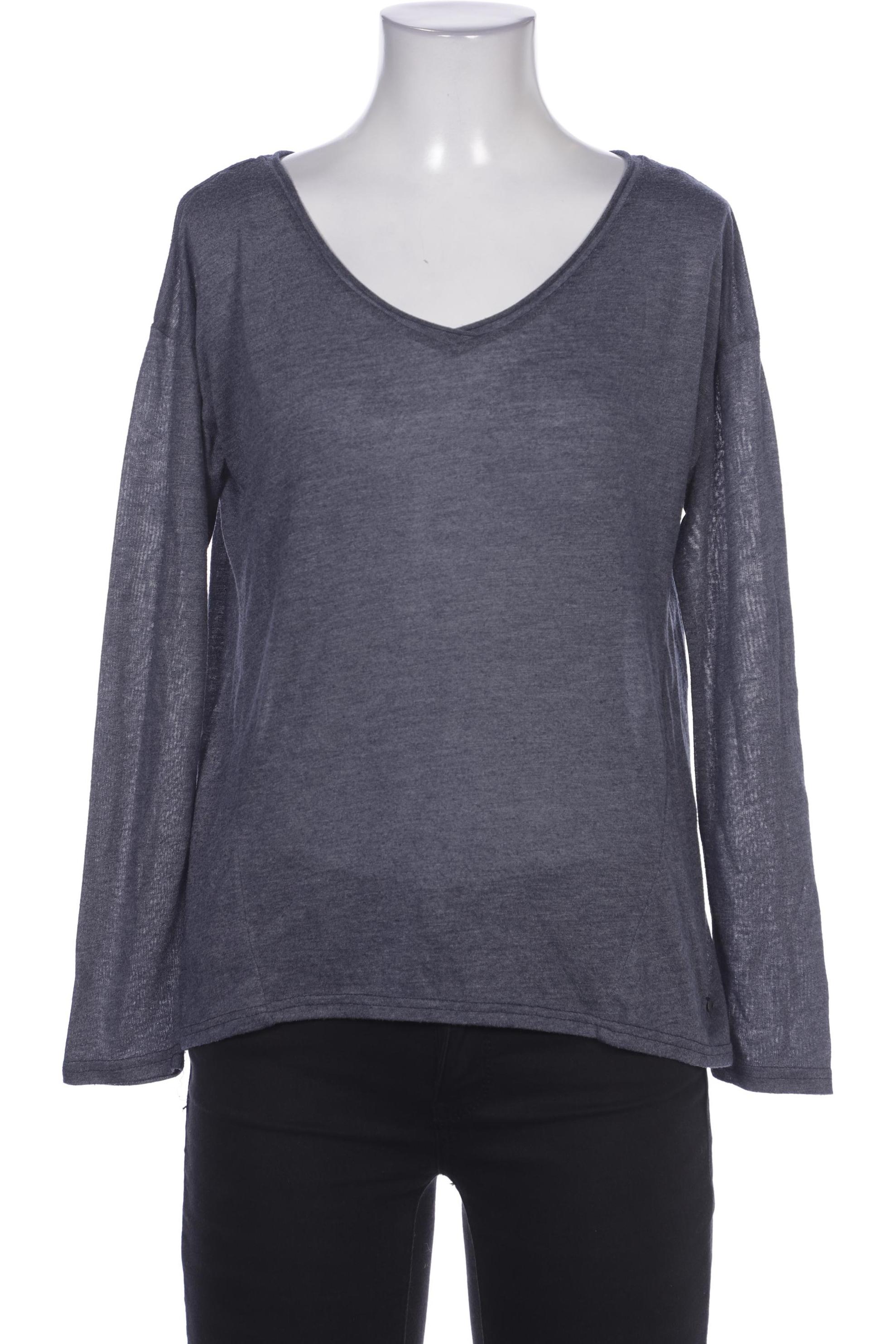 

edc by Esprit Damen Langarmshirt, blau, Gr. 36