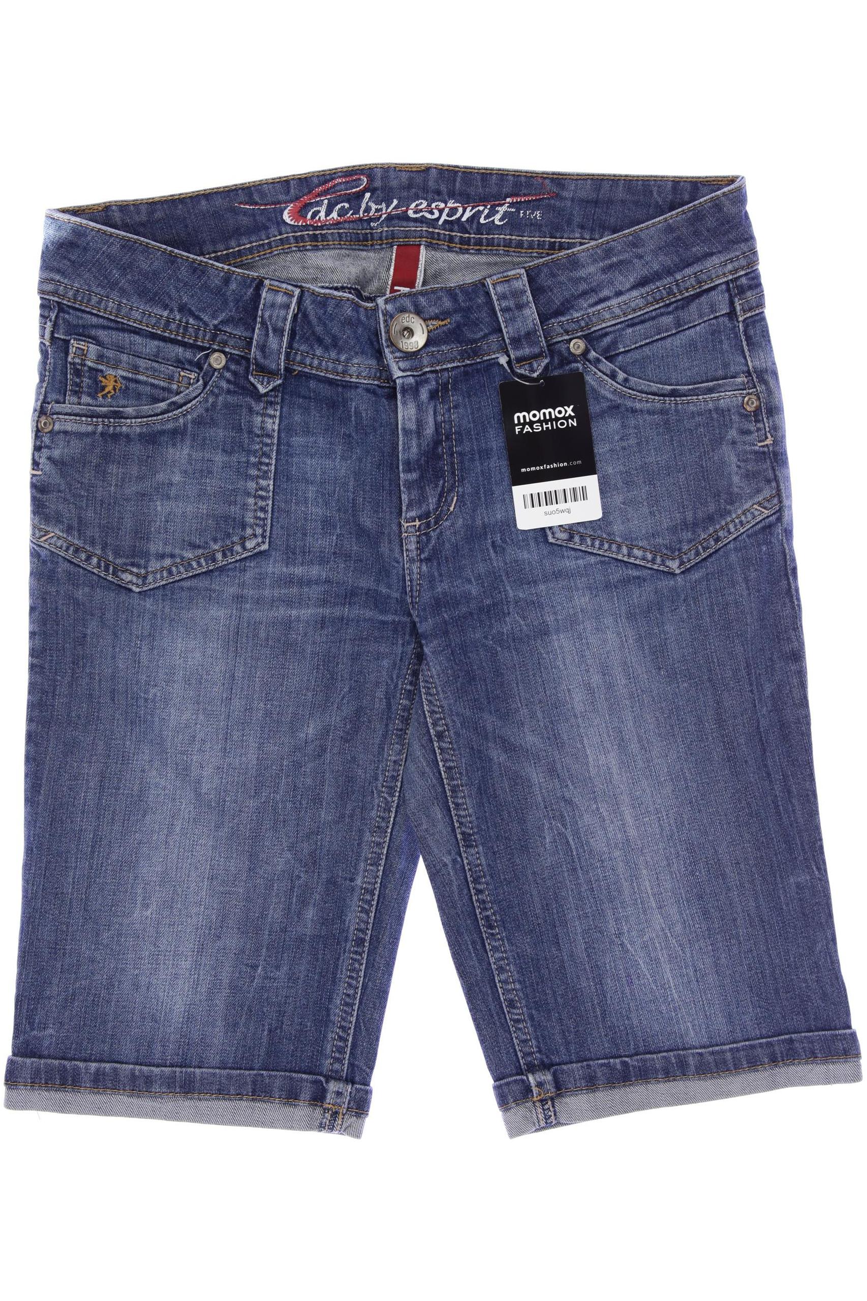 

edc by Esprit Damen Shorts, blau, Gr. 40