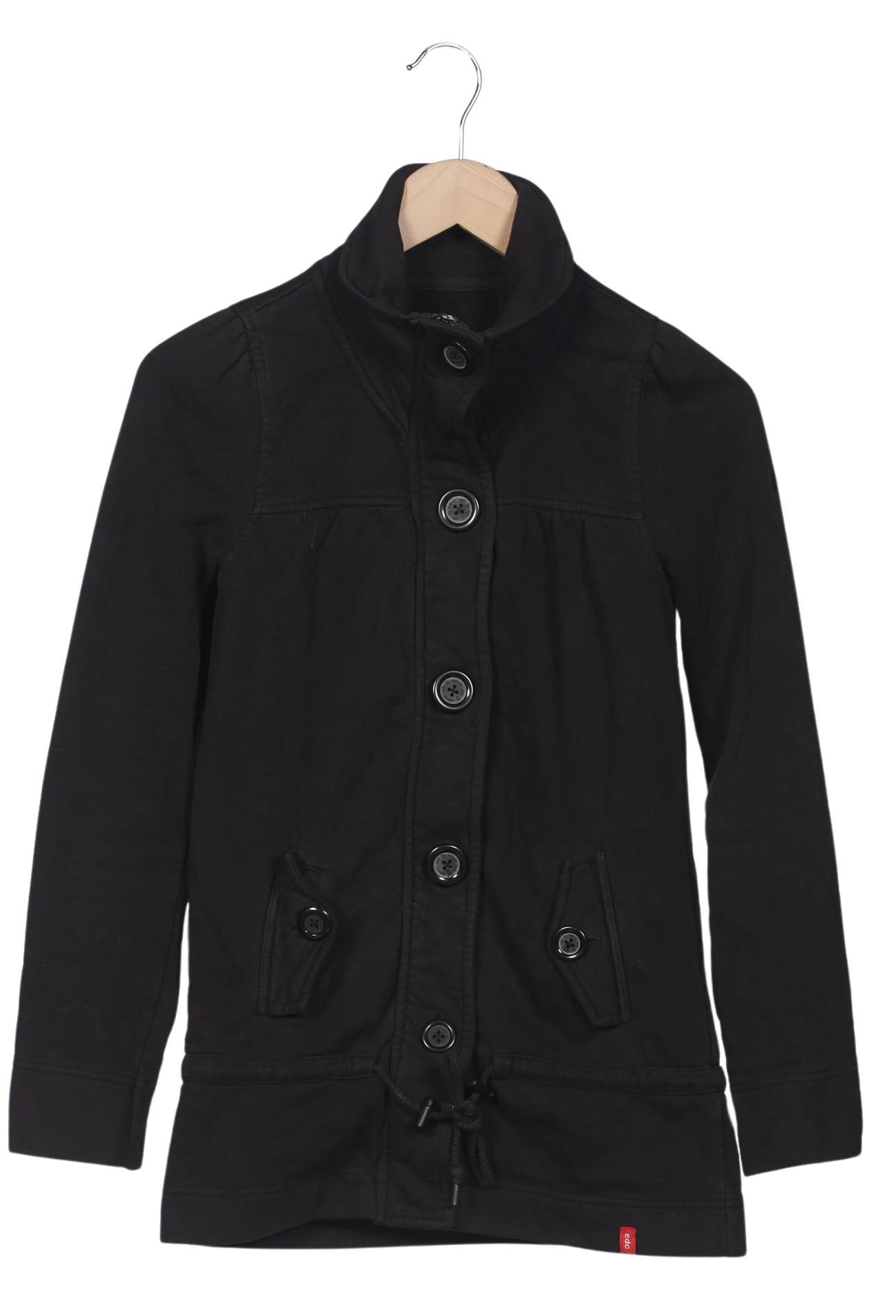 

edc by Esprit Damen Sweatshirt, schwarz, Gr. 36