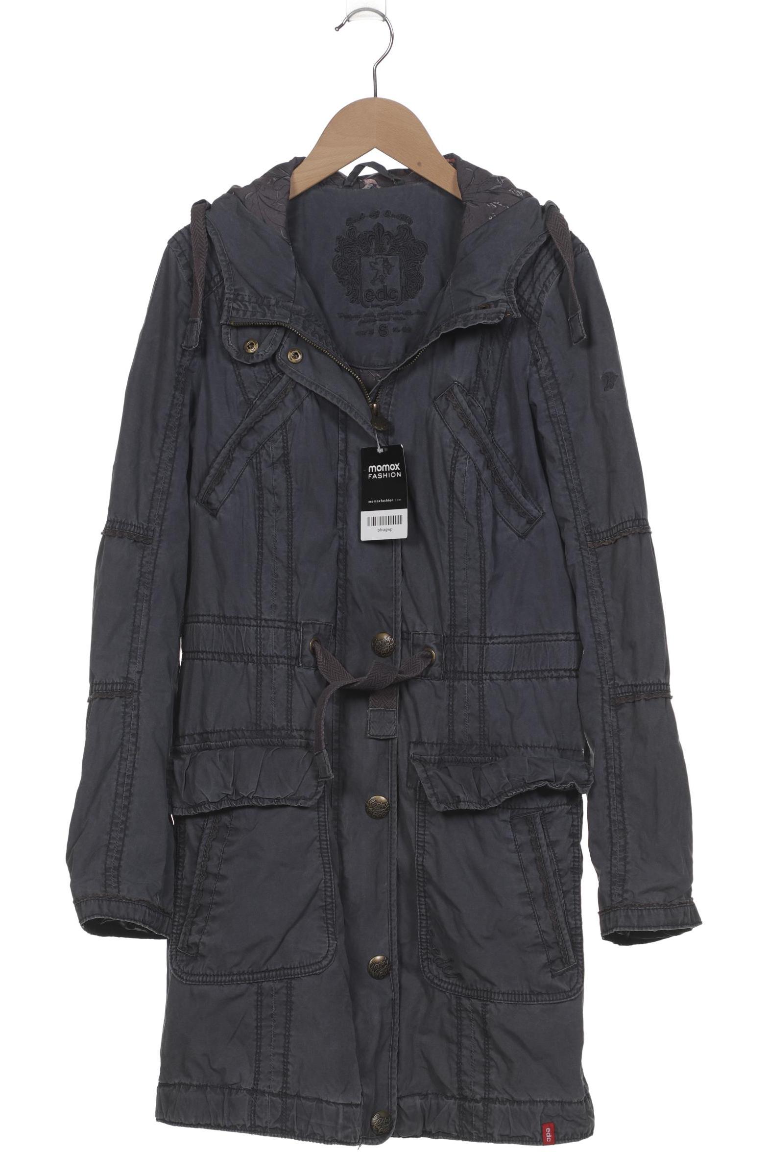 

edc by Esprit Damen Mantel, grau, Gr. 36