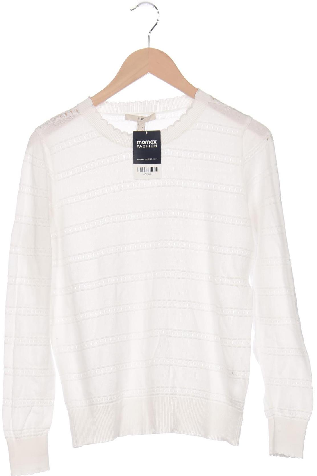 

edc by Esprit Damen Pullover, weiß, Gr. 42