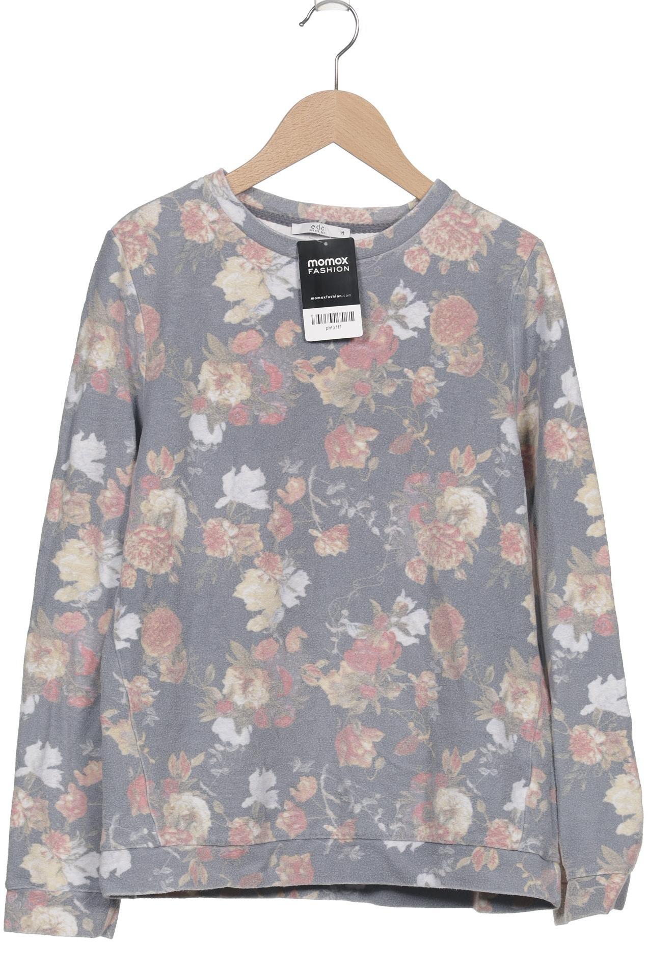 

edc by Esprit Damen Sweatshirt, grau, Gr. 38