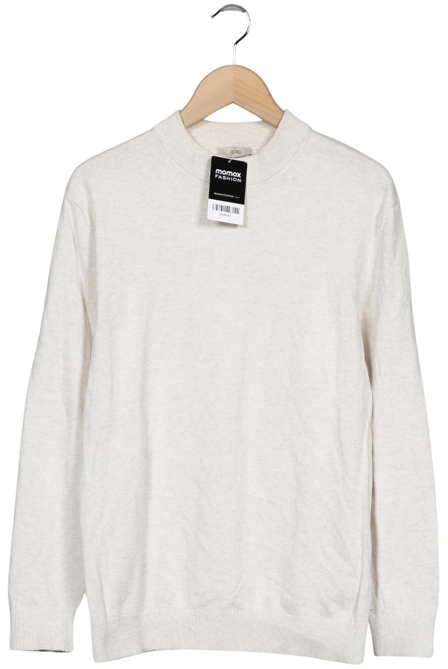 

edc by Esprit Herren Pullover, cremeweiß, Gr. 48