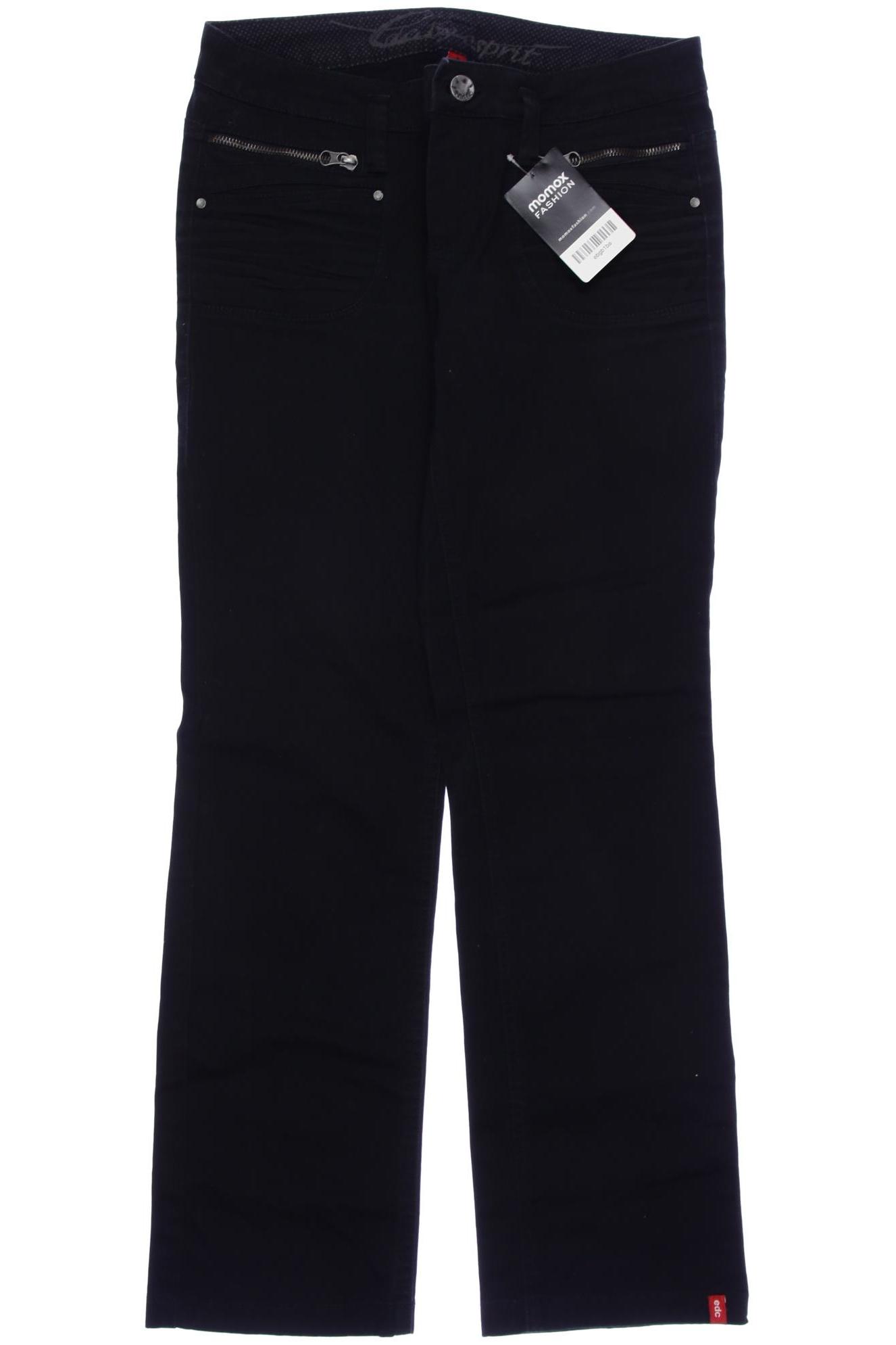 

edc by Esprit Damen Jeans, schwarz, Gr. 38