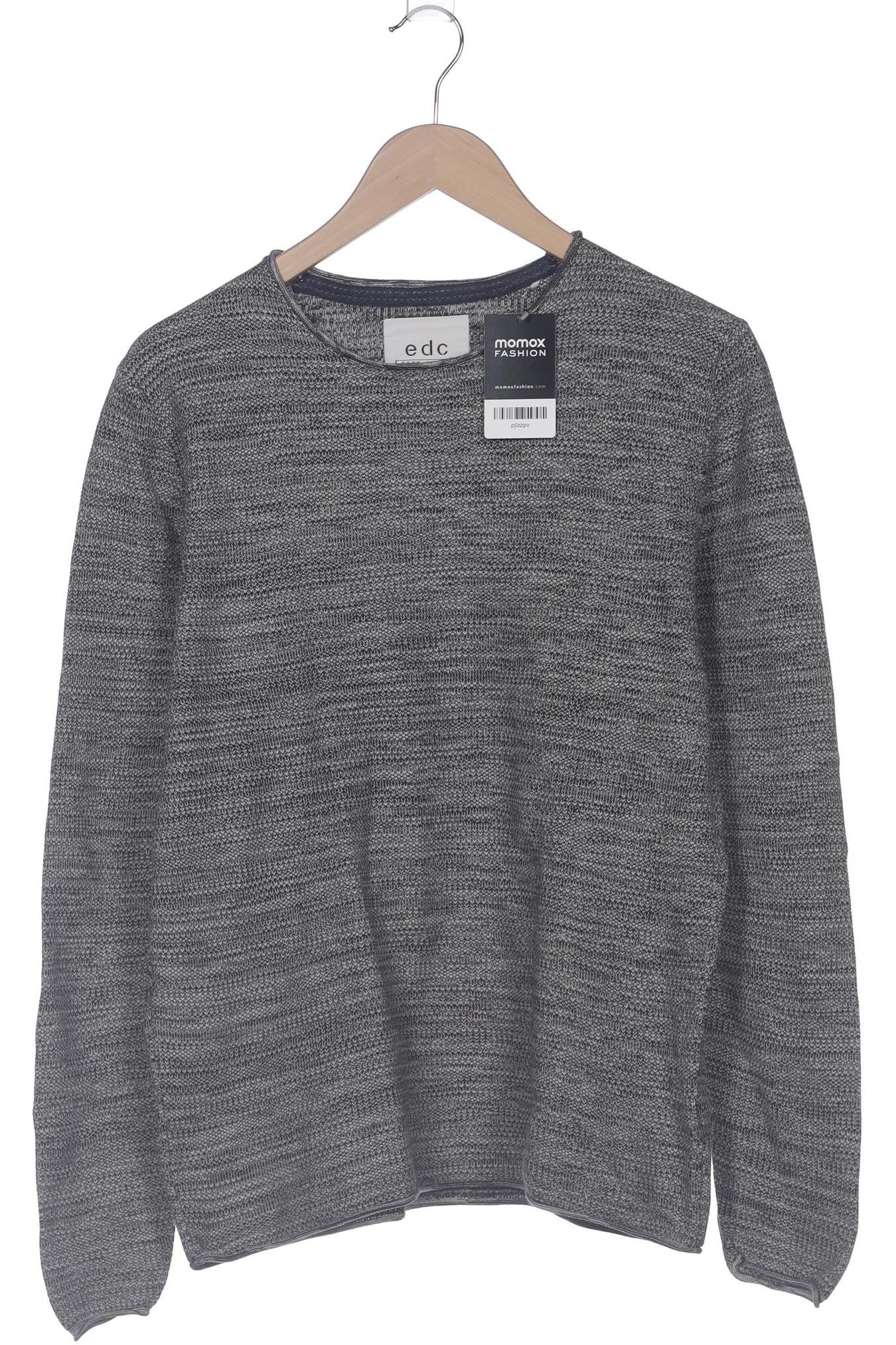 

edc by Esprit Herren Pullover, grau, Gr. 52