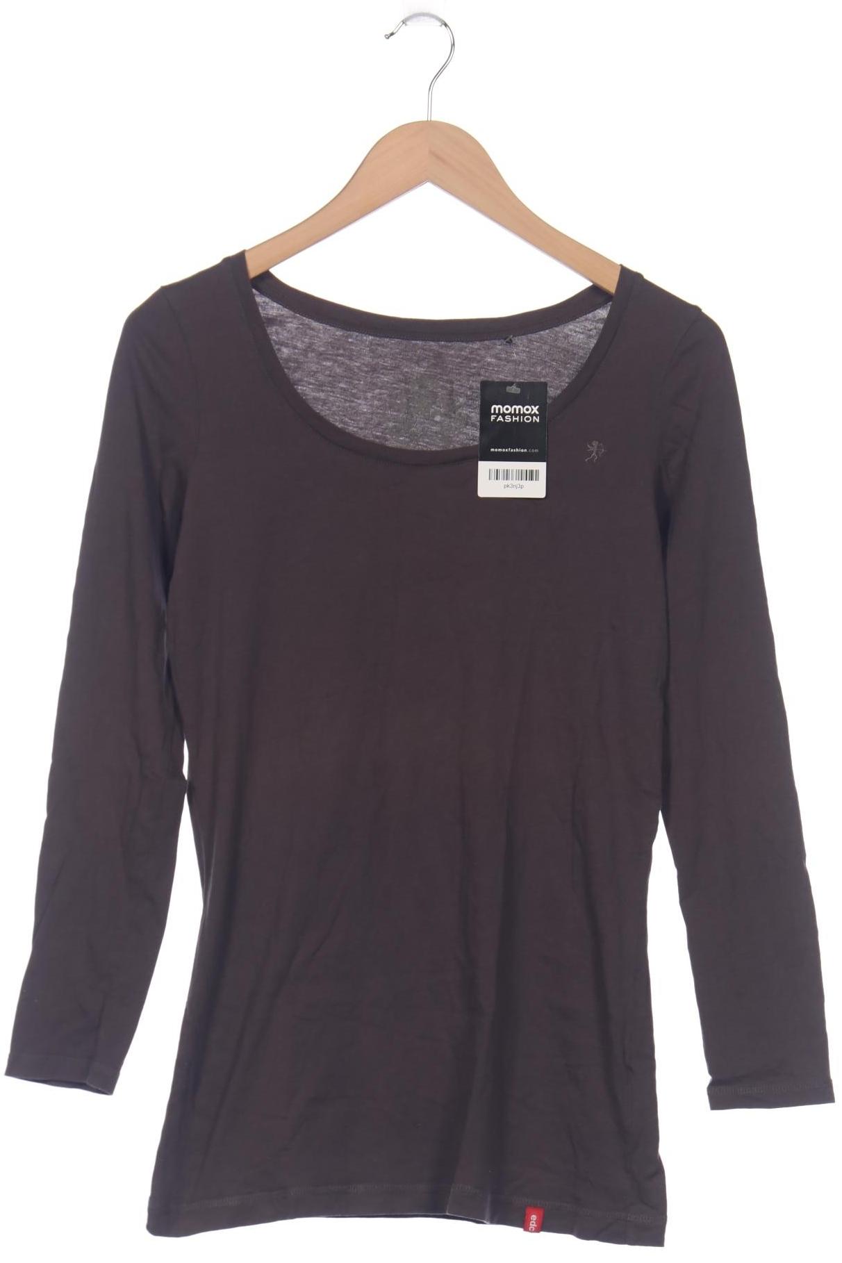 

edc by Esprit Damen Langarmshirt, braun, Gr. 42