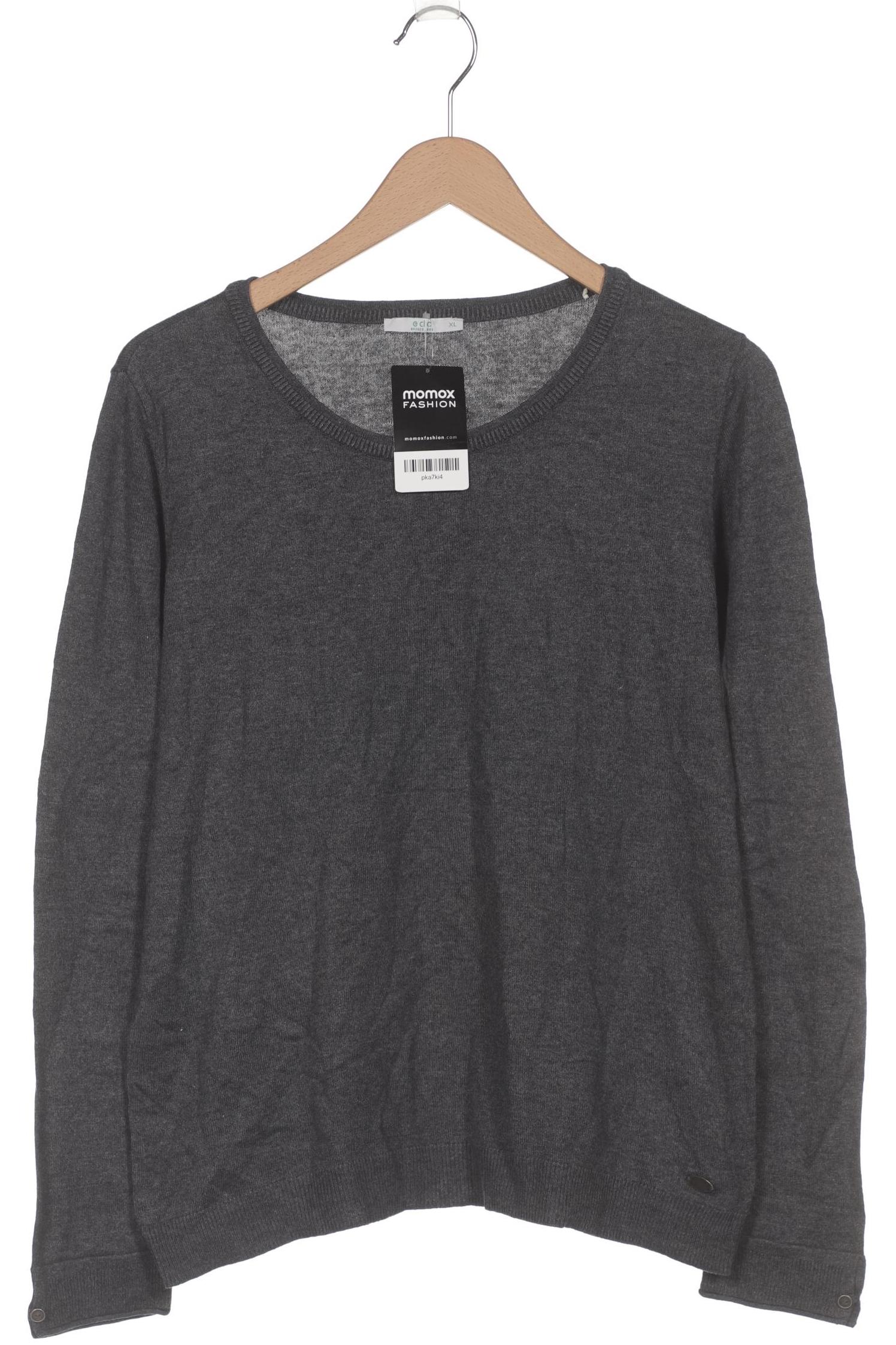 

edc by Esprit Damen Pullover, grau, Gr. 44