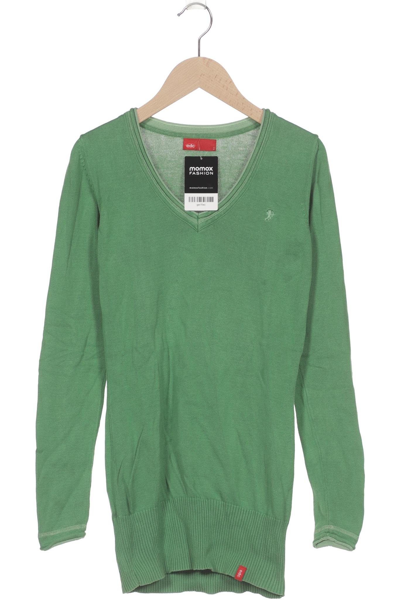 

edc by Esprit Damen Pullover, grün, Gr. 36