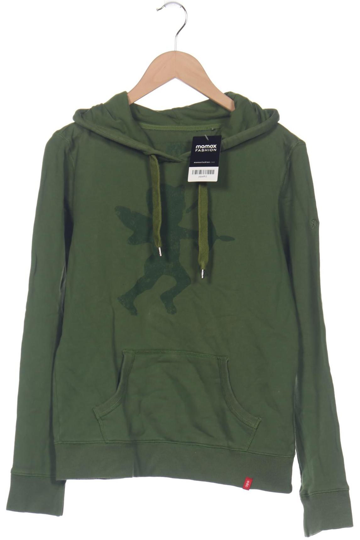 

edc by Esprit Damen Kapuzenpullover, grün, Gr. 42