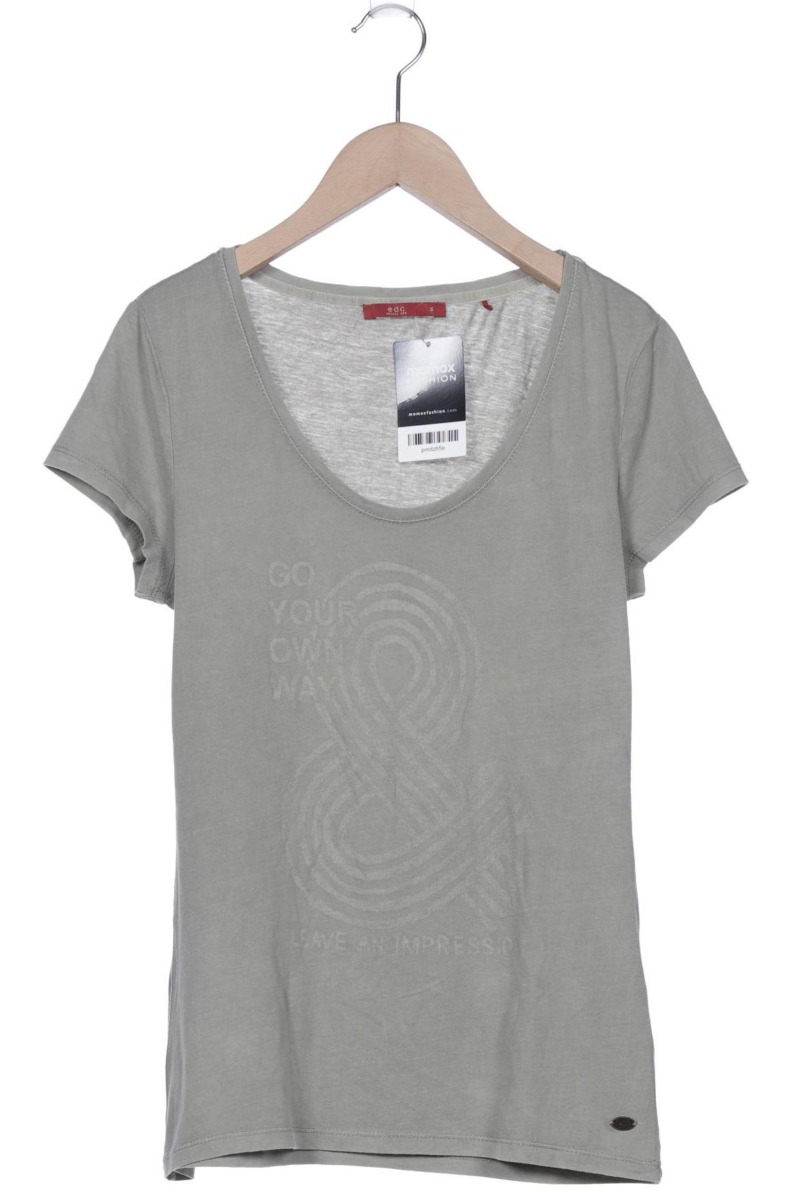 

edc by Esprit Damen T-Shirt, grün, Gr. 36