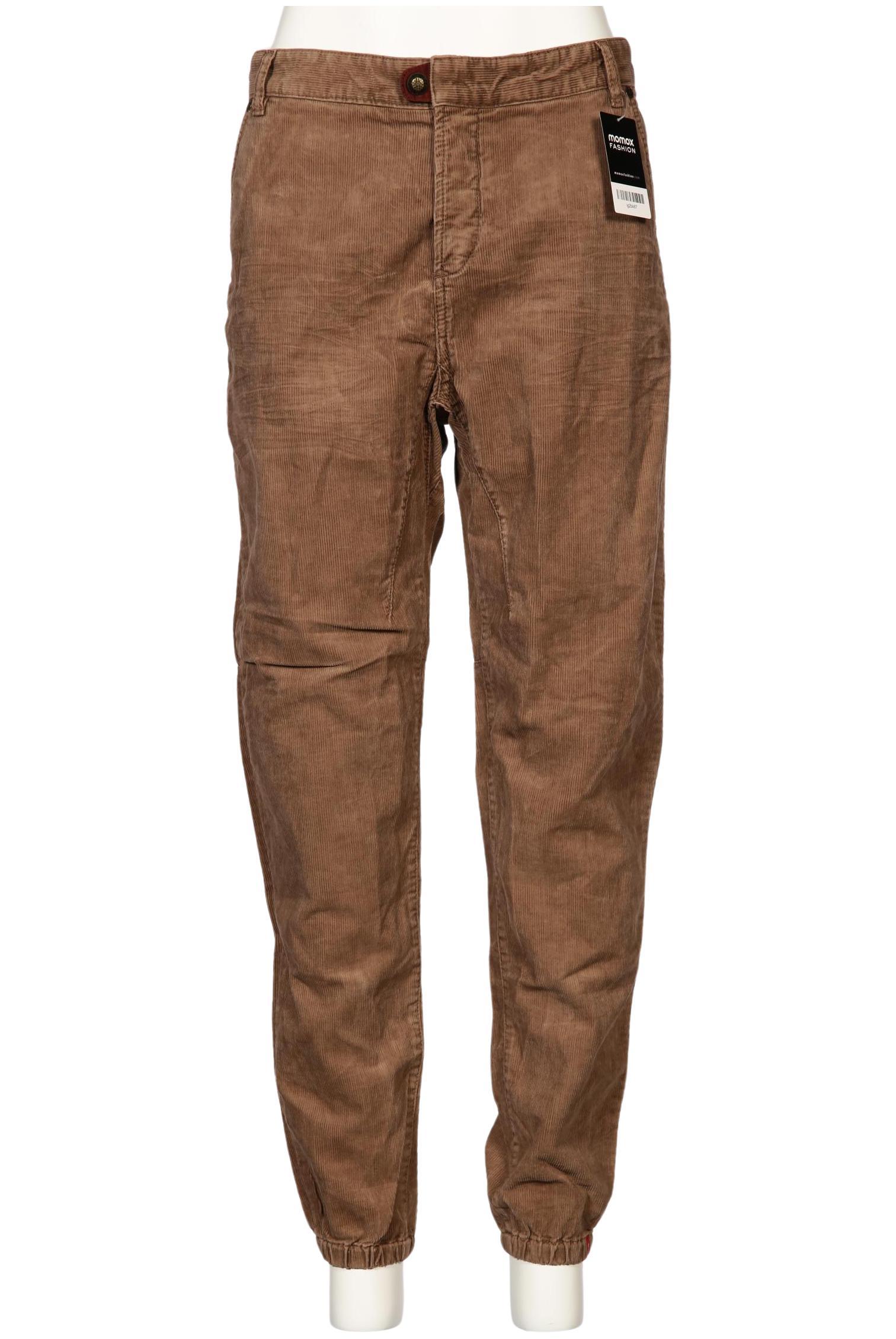 

edc by Esprit Damen Stoffhose, braun, Gr. 44