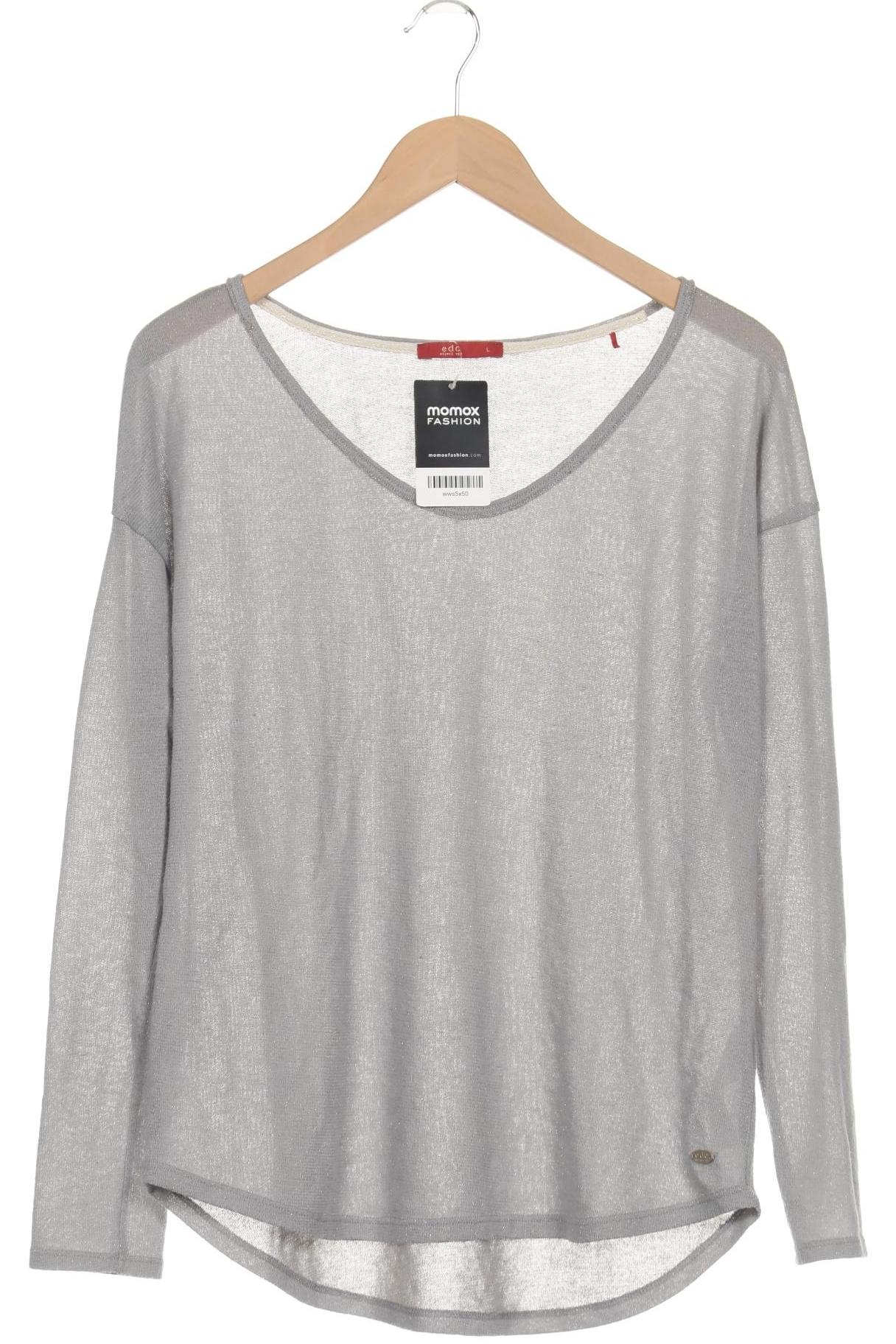 

edc by Esprit Damen Pullover, grau, Gr. 42