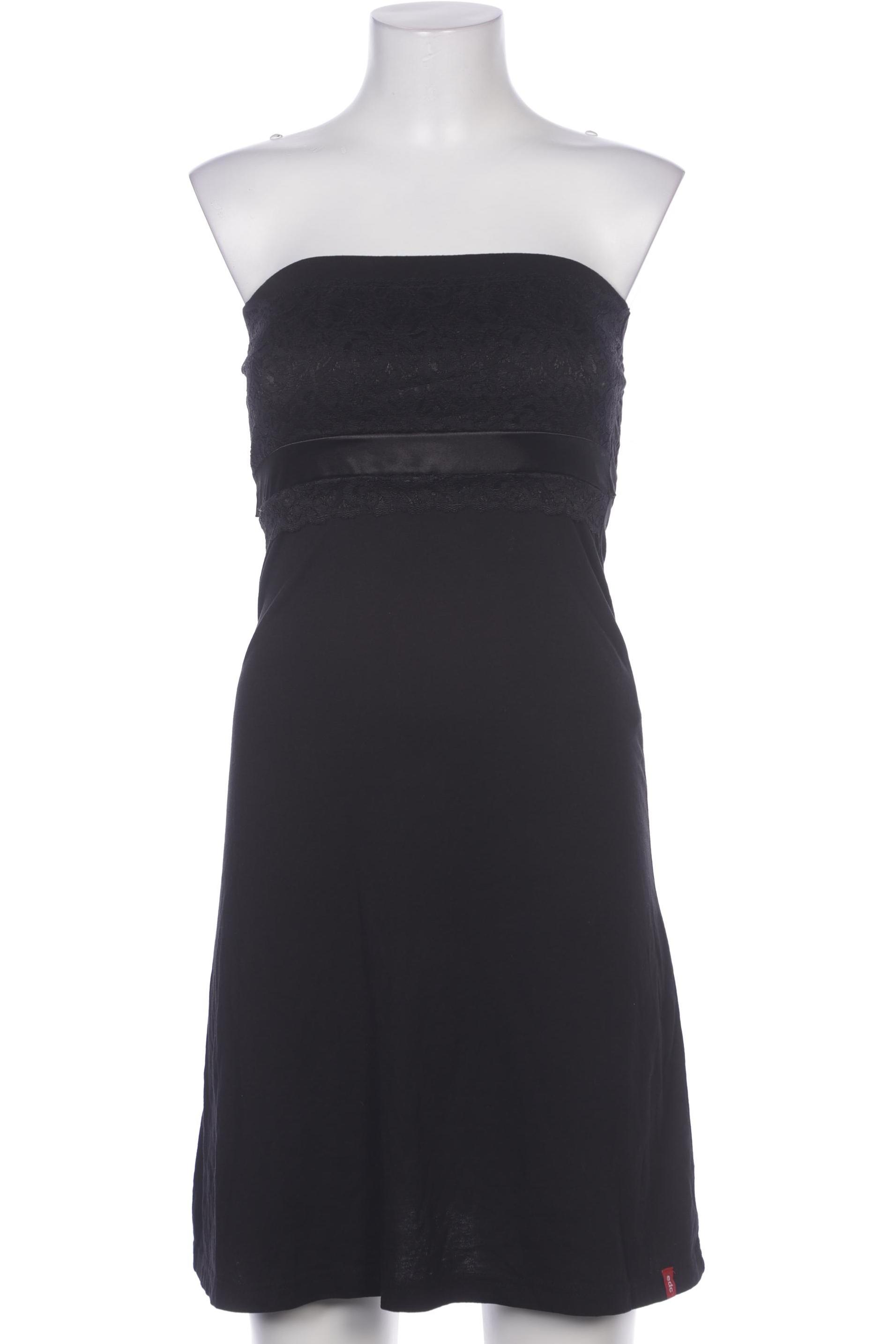

edc by Esprit Damen Kleid, schwarz, Gr. 36