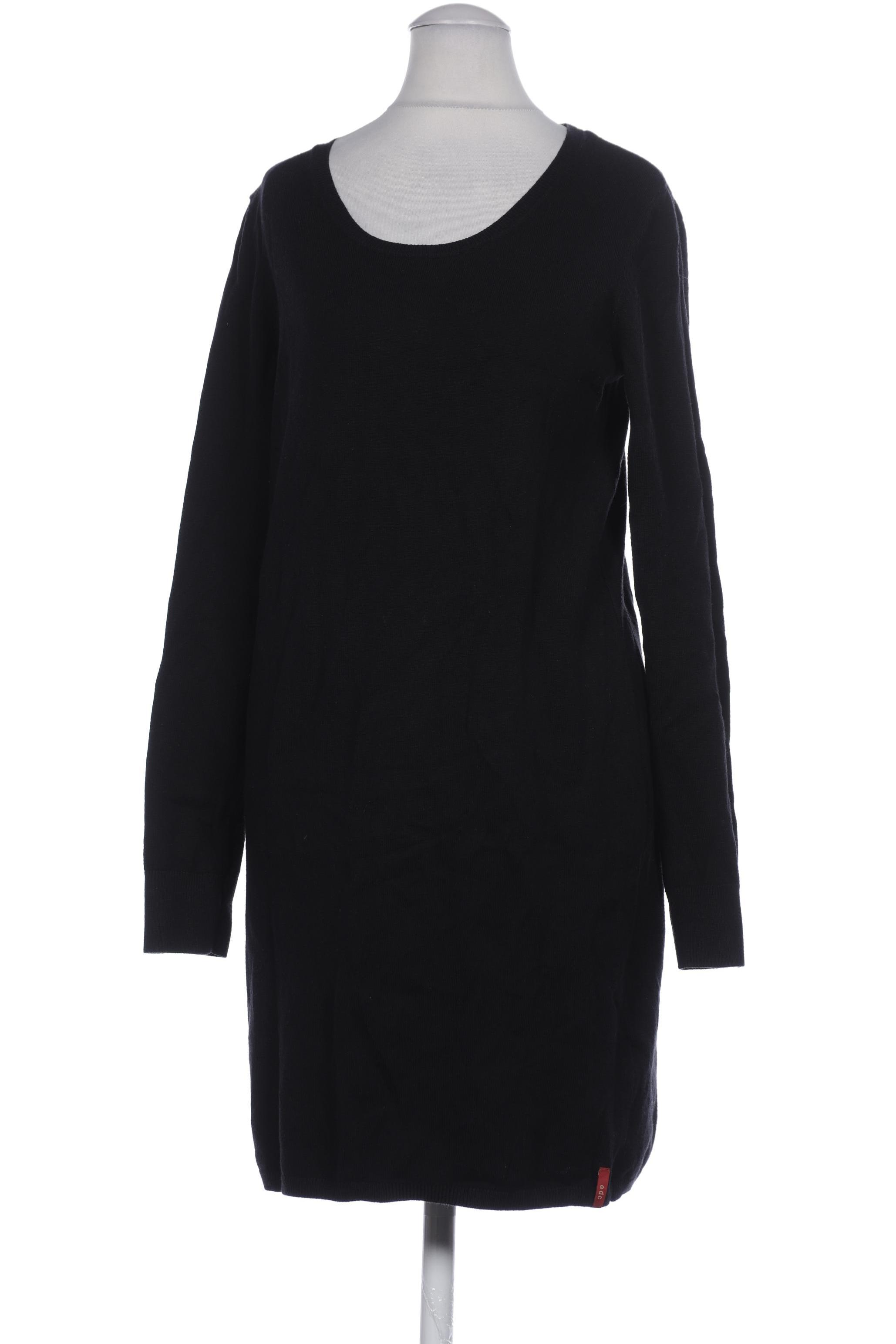 

edc by Esprit Damen Kleid, schwarz, Gr. 36