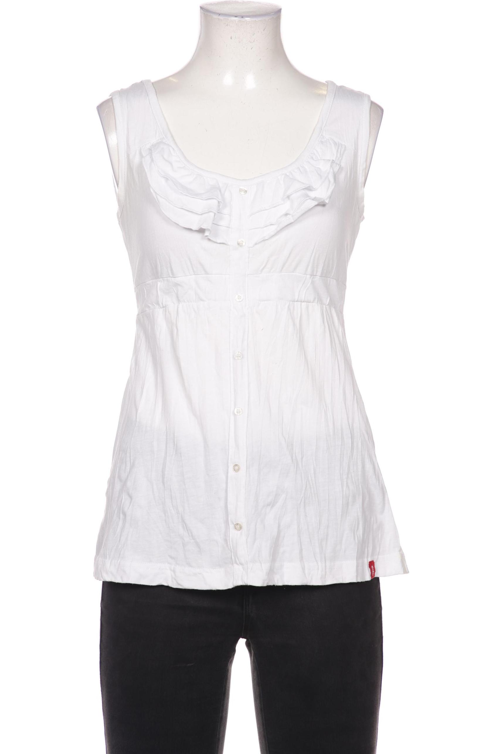 

edc by Esprit Damen Top, weiß, Gr. 34