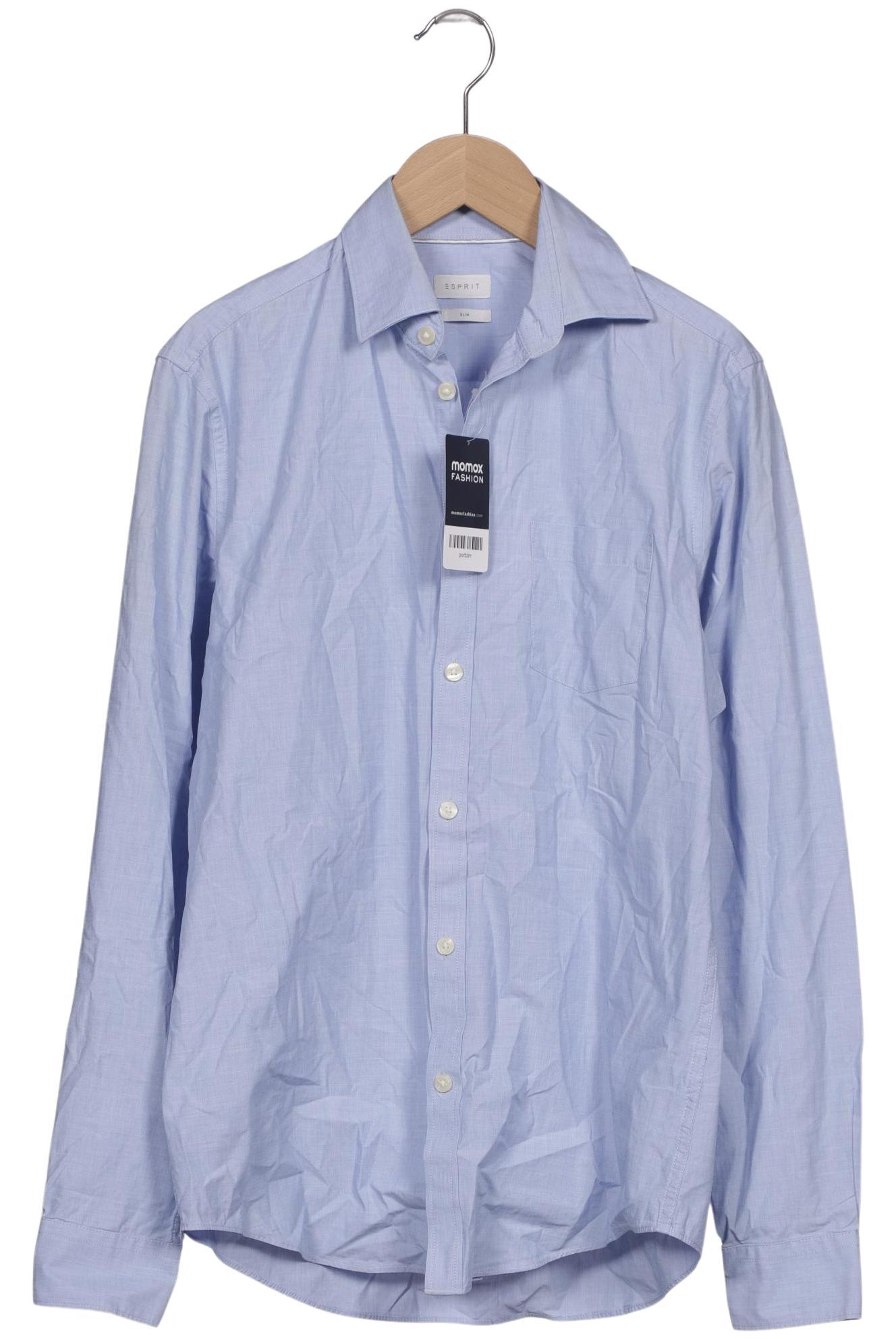 

edc by Esprit Herren Hemd, hellblau, Gr. 44