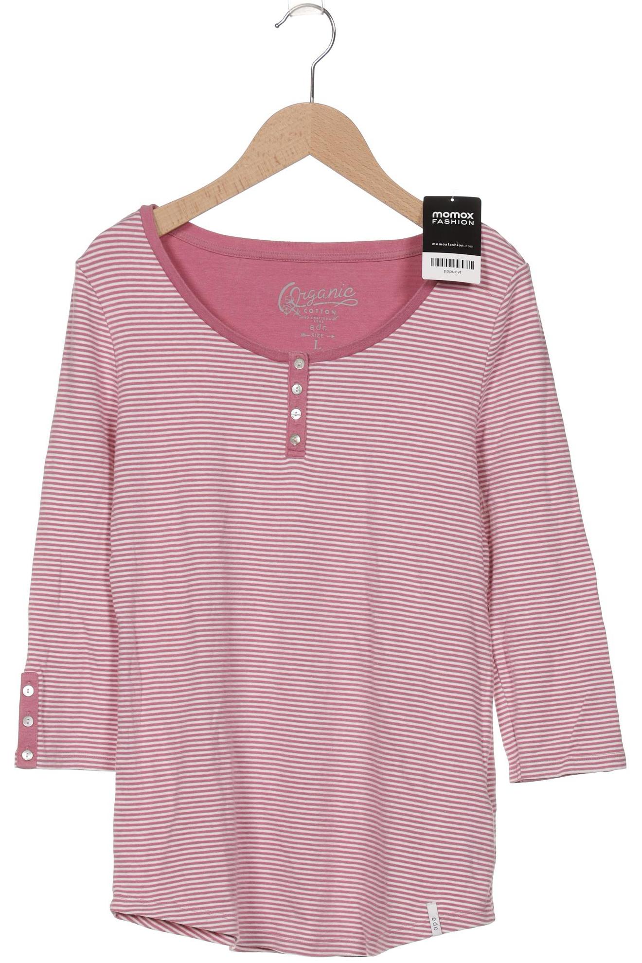 

edc by Esprit Damen Langarmshirt, pink, Gr. 42