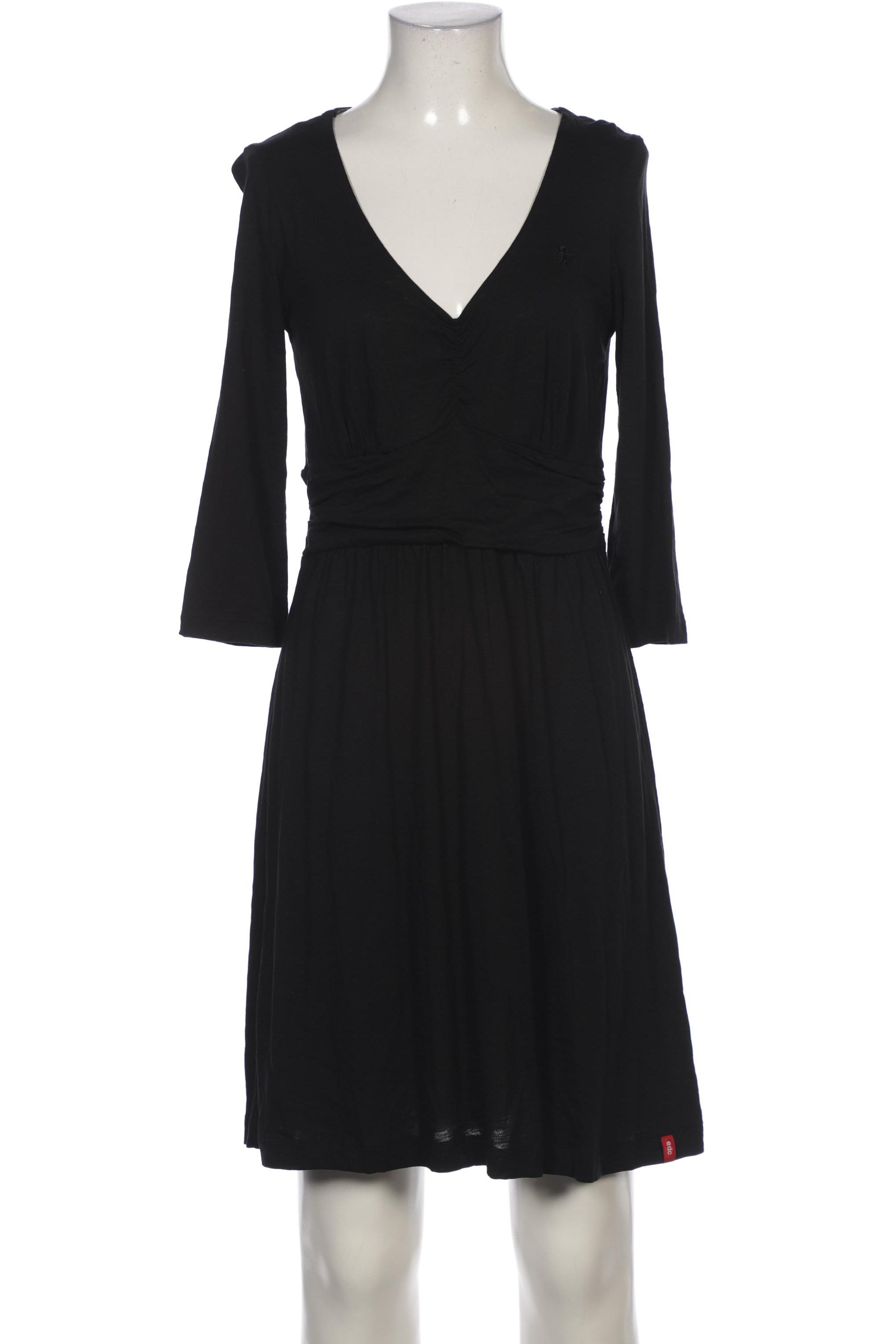 

edc by Esprit Damen Kleid, schwarz, Gr. 38