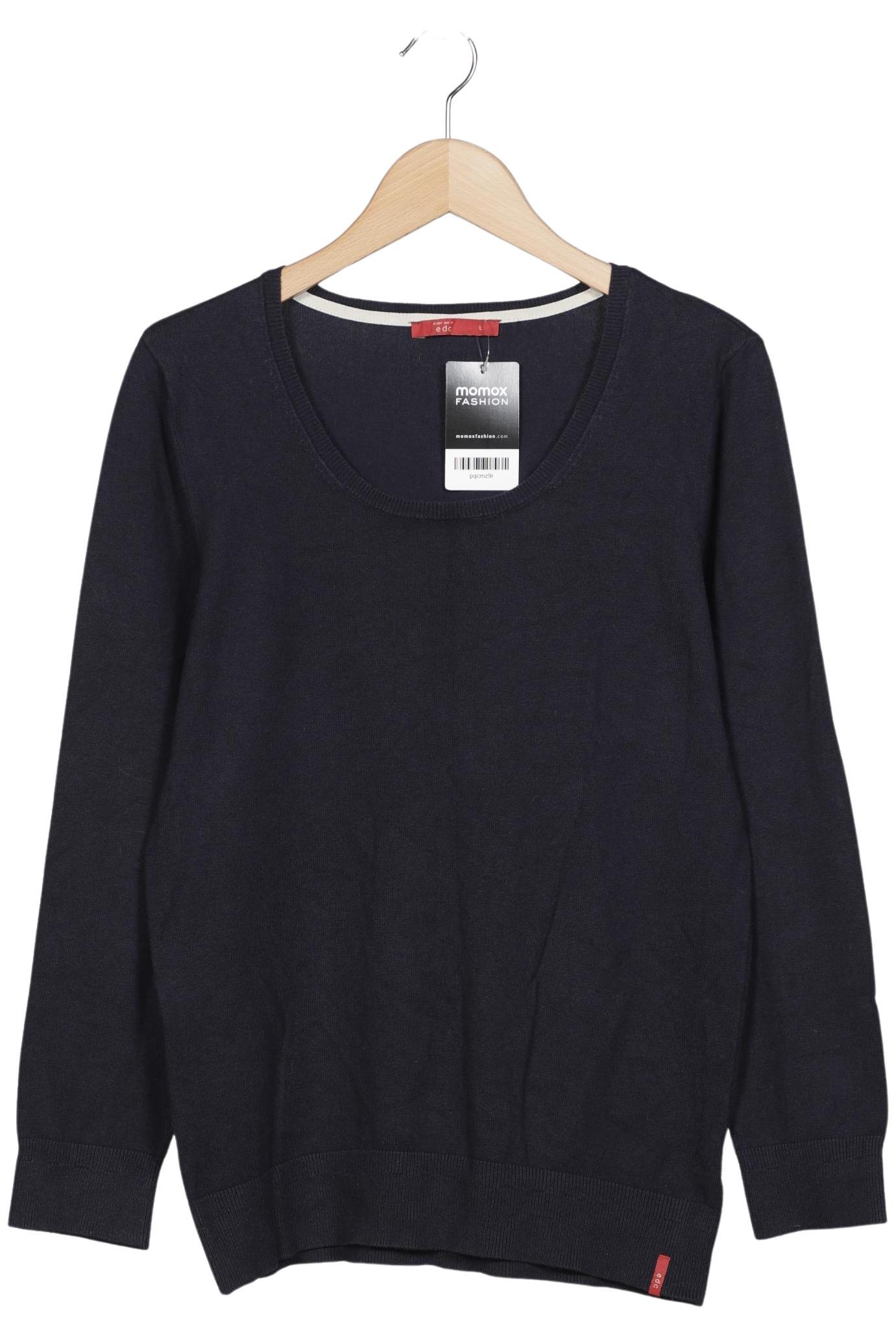 

edc by Esprit Damen Pullover, marineblau, Gr. 42