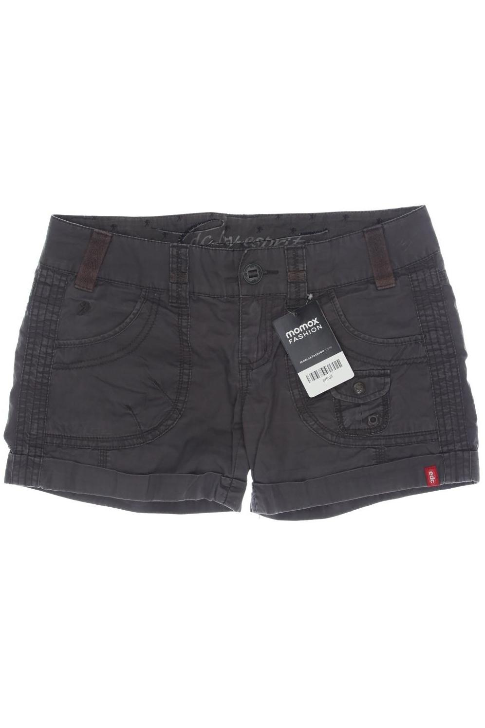 

edc by Esprit Damen Shorts, grau, Gr. 32