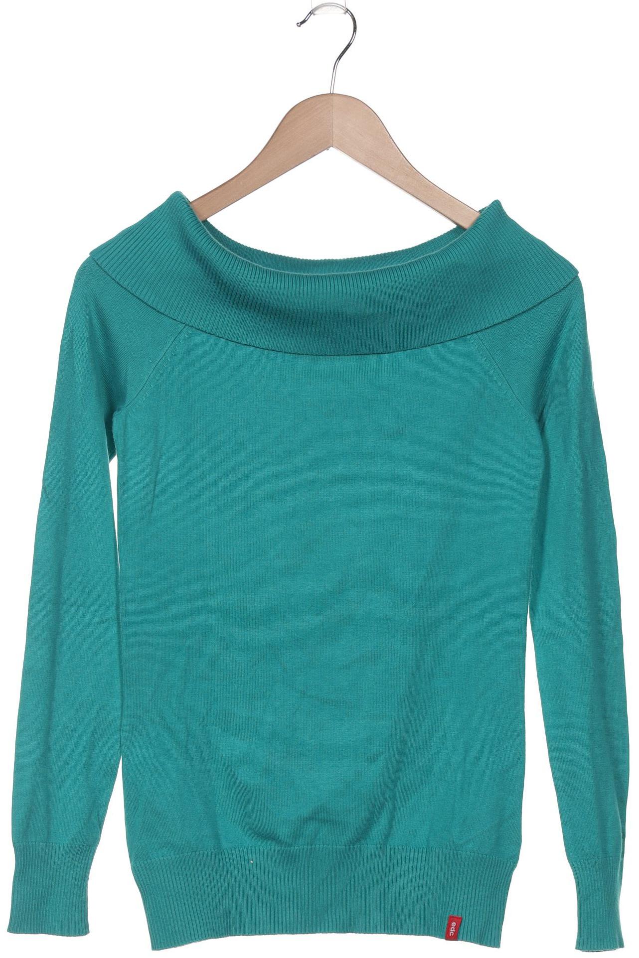 

edc by Esprit Damen Pullover, türkis, Gr. 34