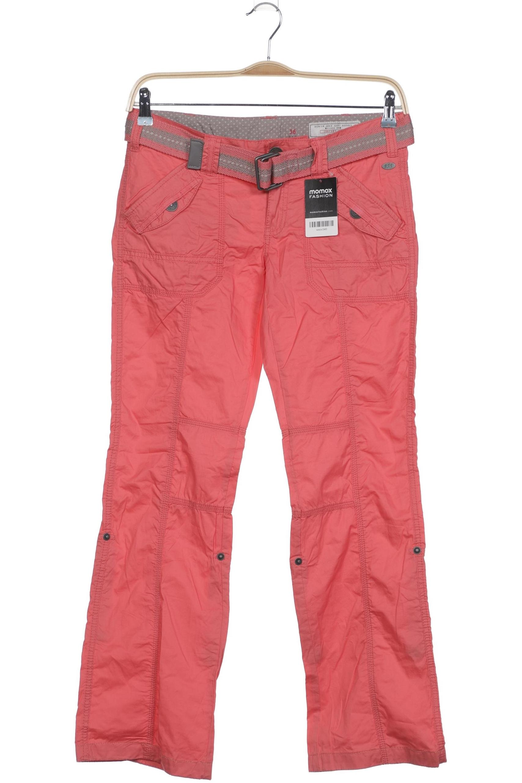 

edc by Esprit Damen Stoffhose, pink, Gr. 36