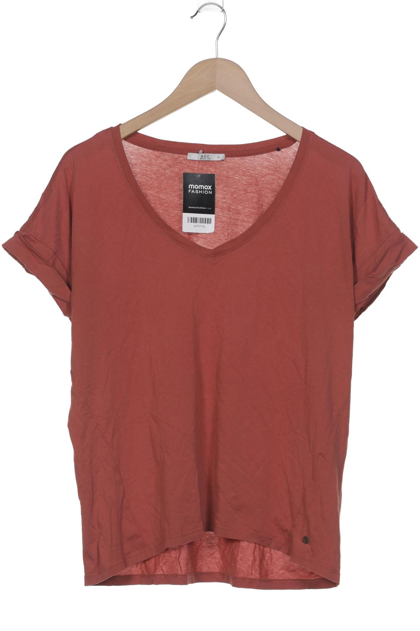 

edc by Esprit Damen T-Shirt, rot, Gr. 36