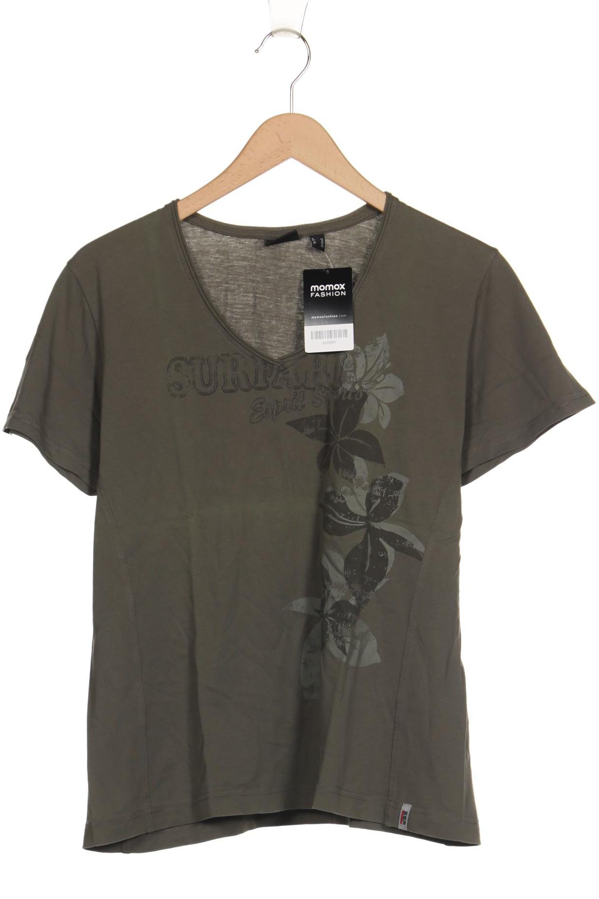 

edc by Esprit Damen T-Shirt, grün, Gr. 42